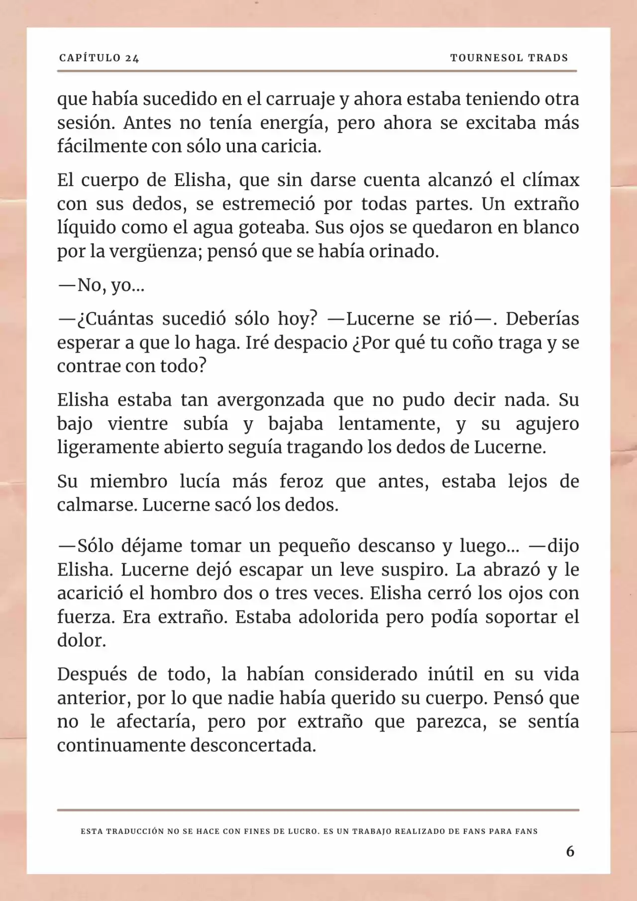 La Prometida Del Depredador (Novela) - Capítulo 24 - Página 7 - LectorTMOo