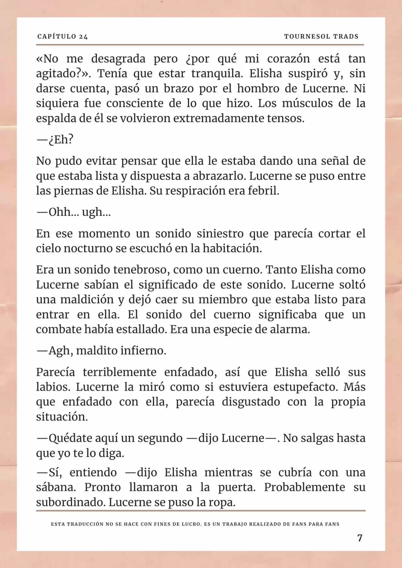 La Prometida Del Depredador (Novela) - Capítulo 24 - Página 8 - LectorTMOo