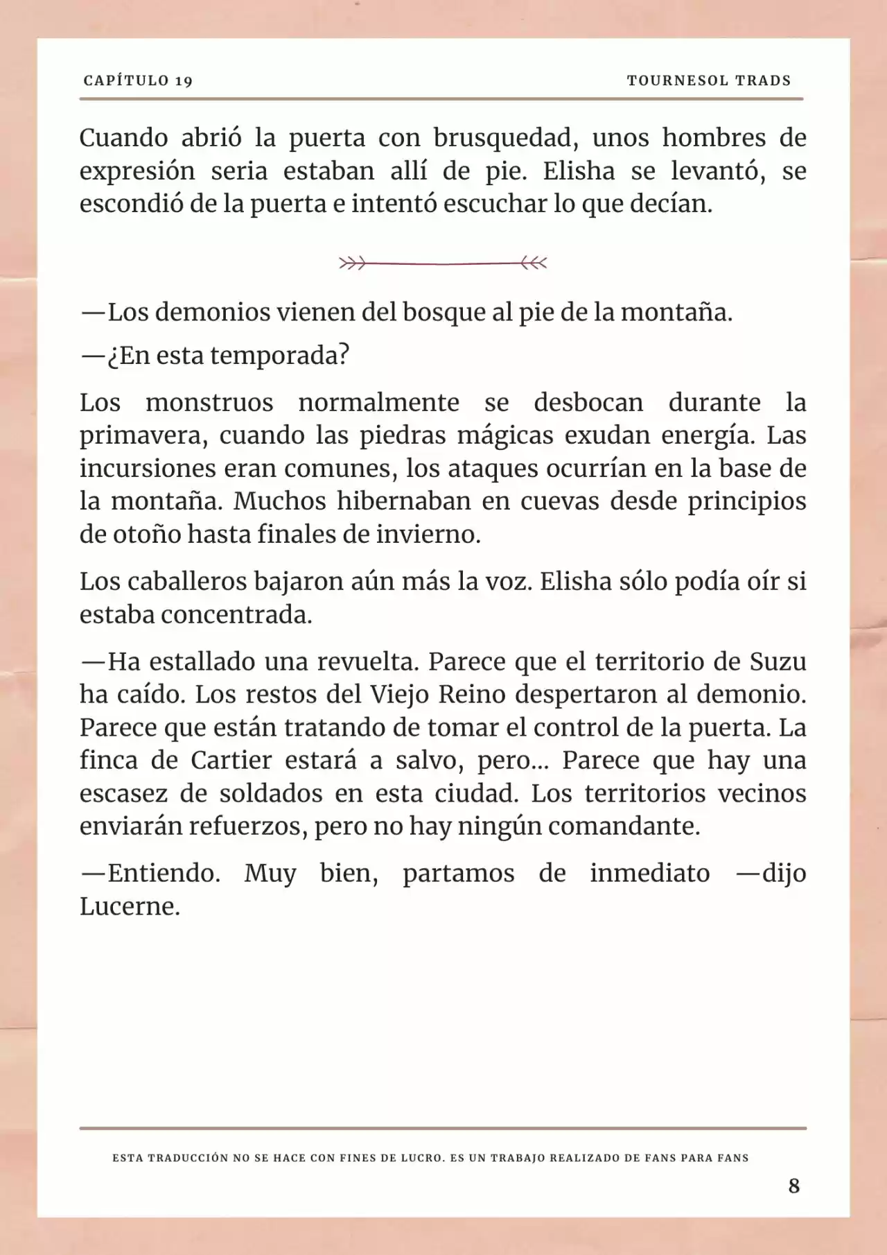 La Prometida Del Depredador (Novela) - Capítulo 24 - Página 9 - LectorTMOo