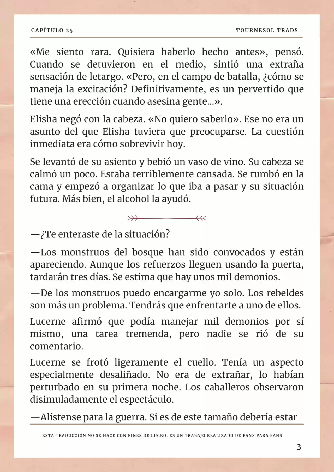 La Prometida Del Depredador (Novela) - Capítulo 25 - Página 4 - LectorTMOo