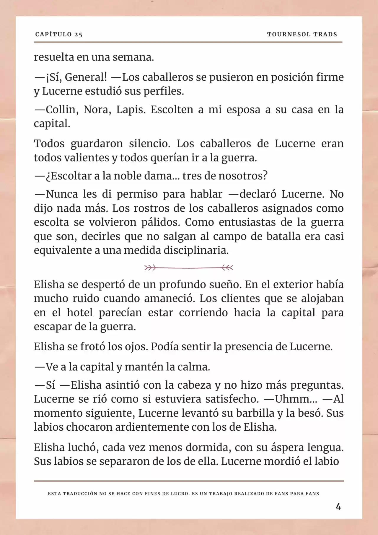 La Prometida Del Depredador (Novela) - Capítulo 25 - Página 5 - LectorTMOo
