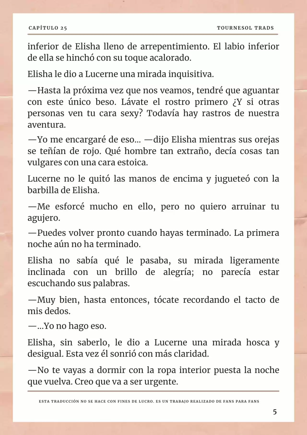 La Prometida Del Depredador (Novela) - Capítulo 25 - Página 6 - LectorTMOo