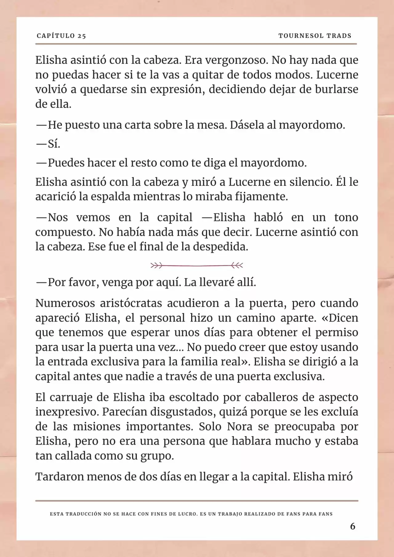 La Prometida Del Depredador (Novela) - Capítulo 25 - Página 7 - LectorTMOo