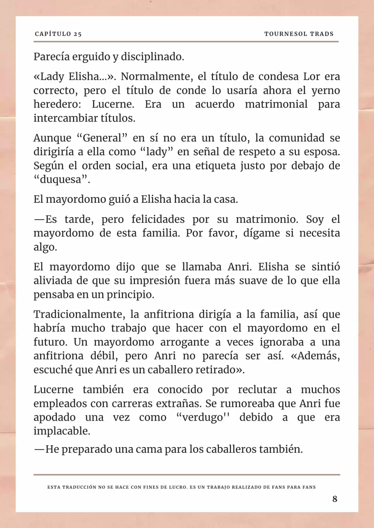 La Prometida Del Depredador (Novela) - Capítulo 25 - Página 9 - LectorTMOo