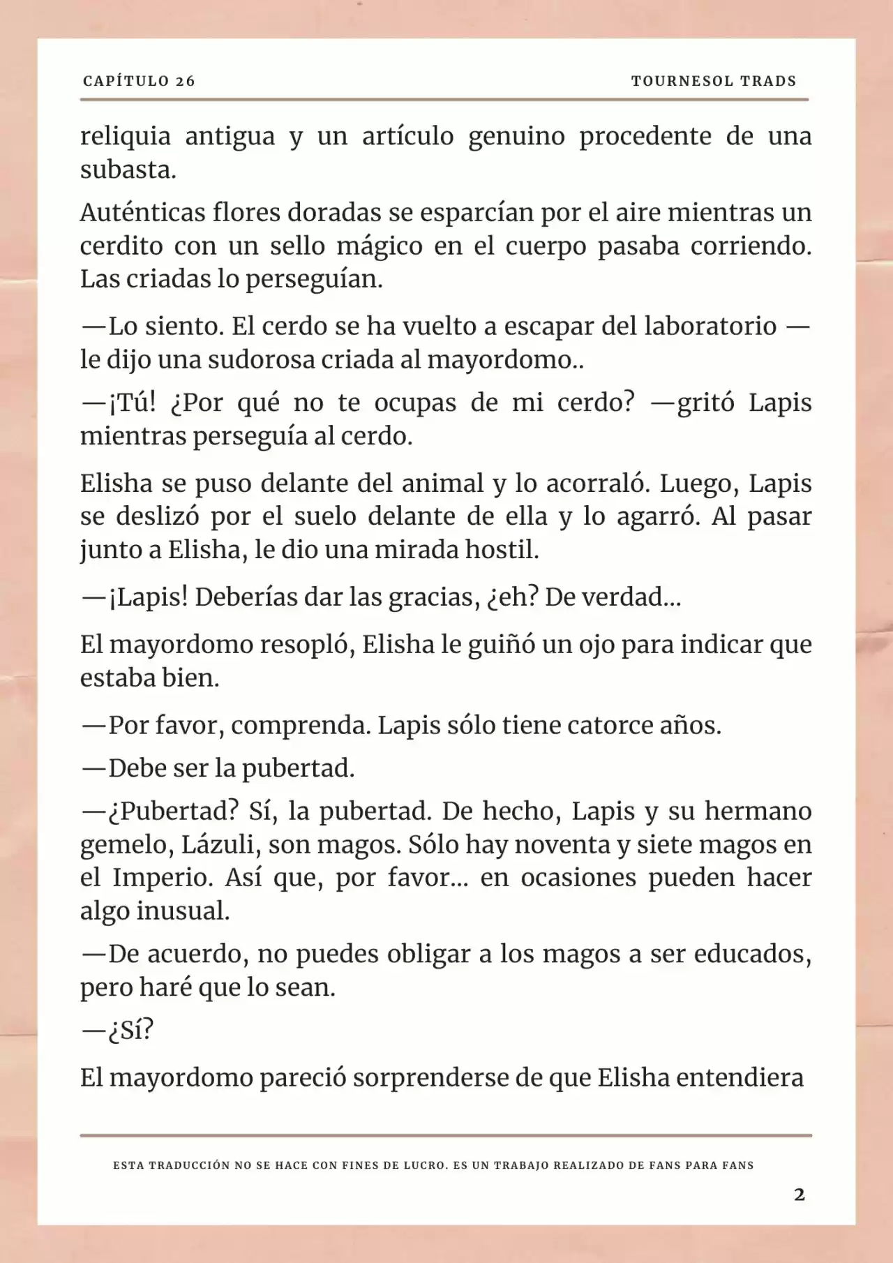 La Prometida Del Depredador (Novela) - Capítulo 26 - Página 3 - LectorTMOo