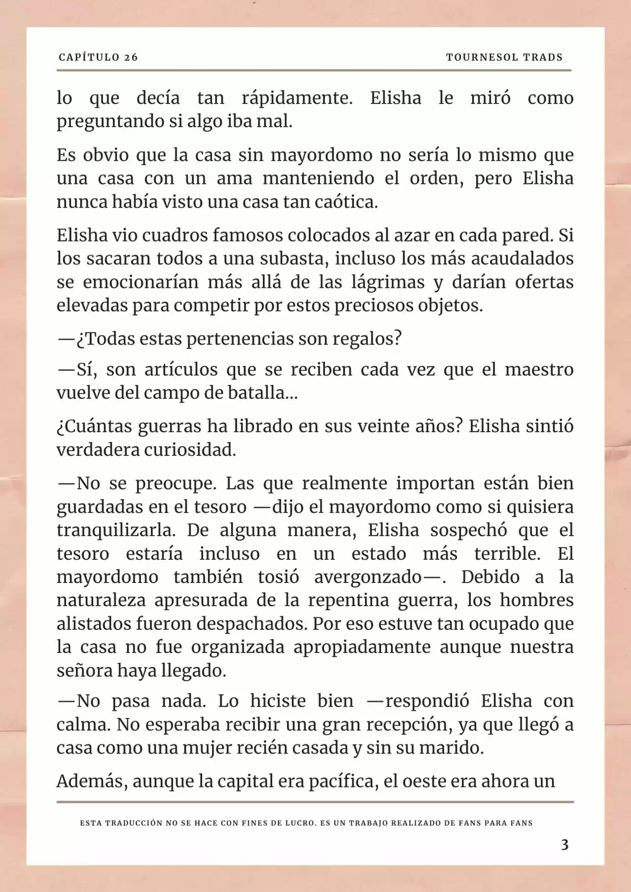 La Prometida Del Depredador (Novela) - Capítulo 26 - Página 4 - LectorTMOo