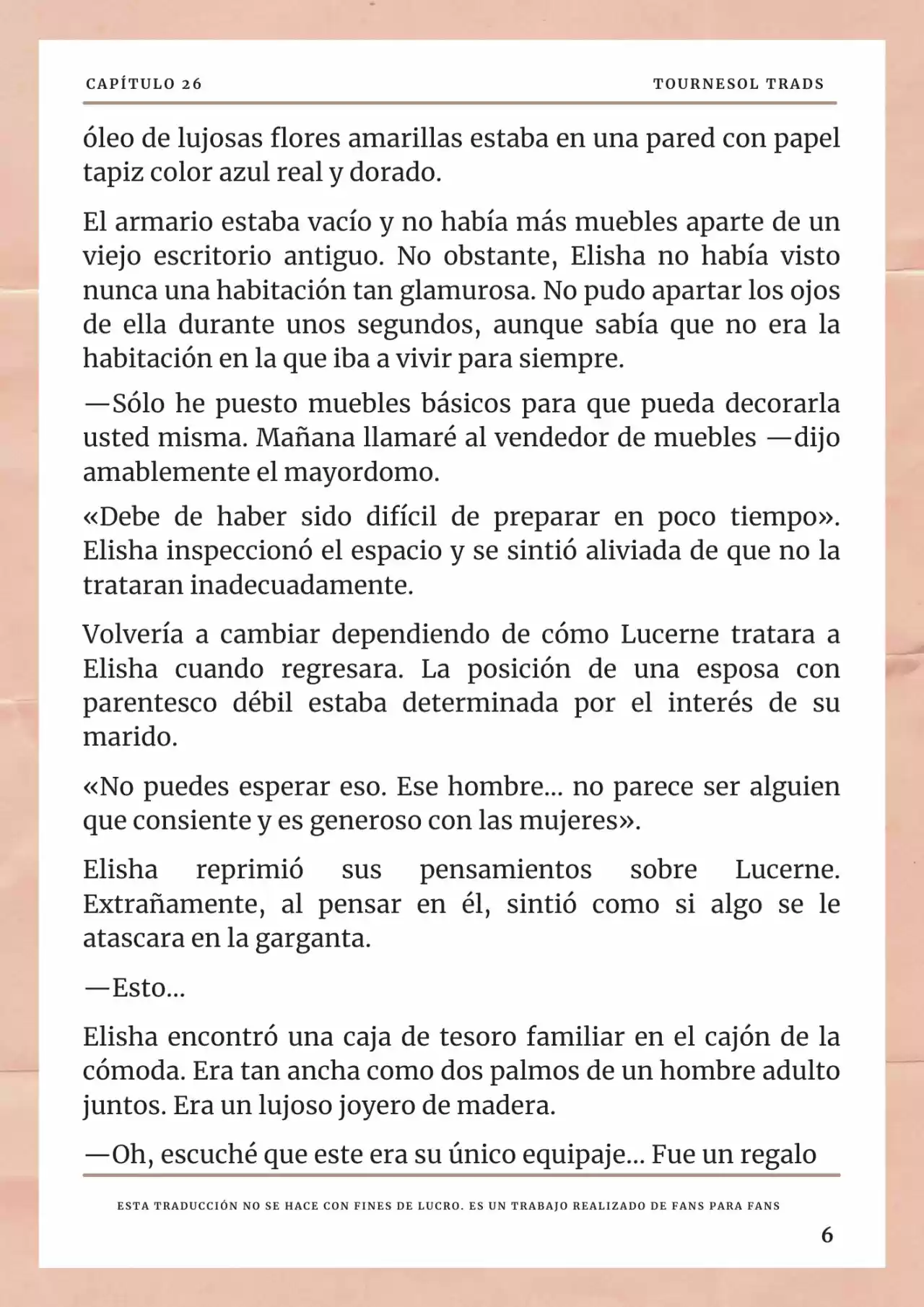 La Prometida Del Depredador (Novela) - Capítulo 26 - Página 7 - LectorTMOo