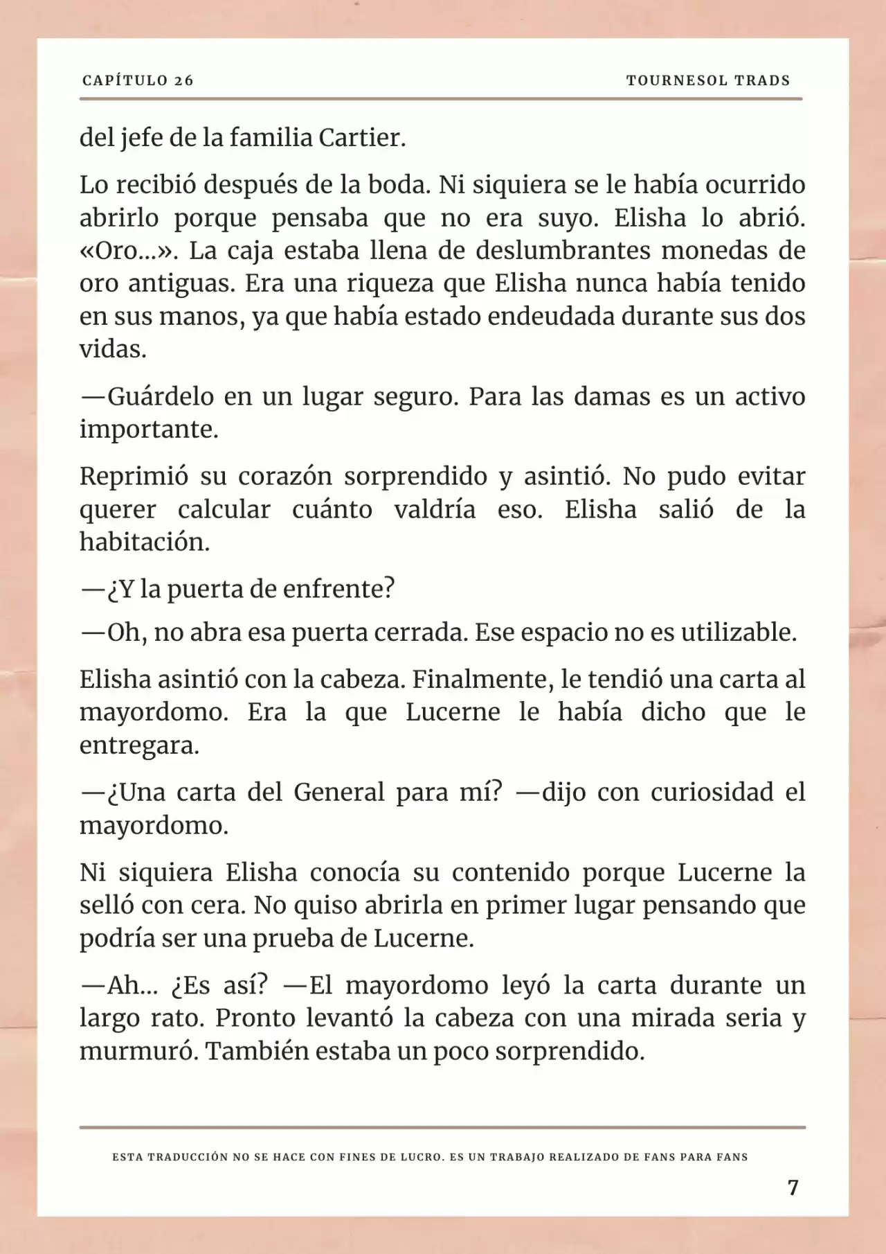 La Prometida Del Depredador (Novela) - Capítulo 26 - Página 8 - LectorTMOo