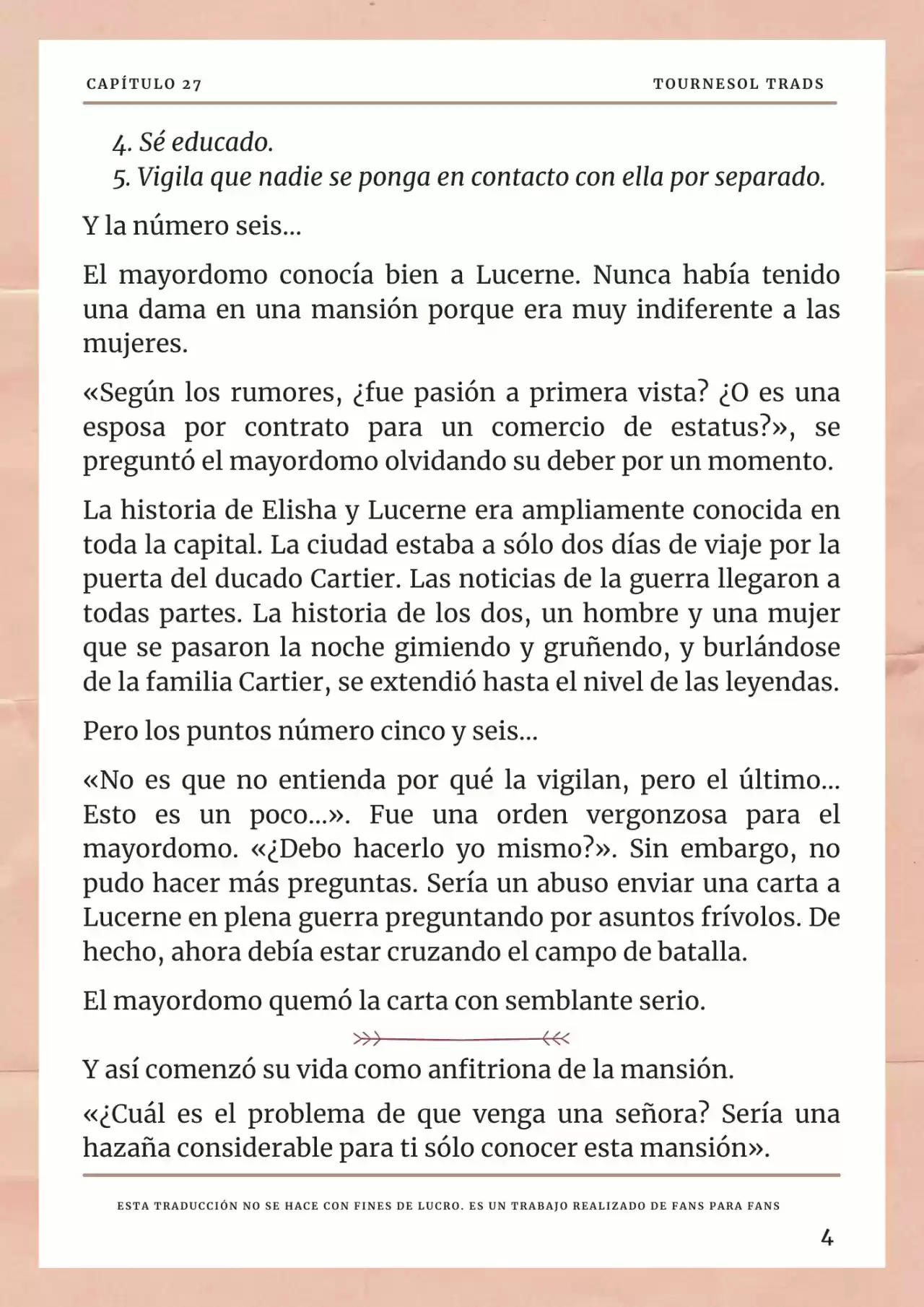 La Prometida Del Depredador (Novela) - Capítulo 27 - Página 5 - LectorTMOo