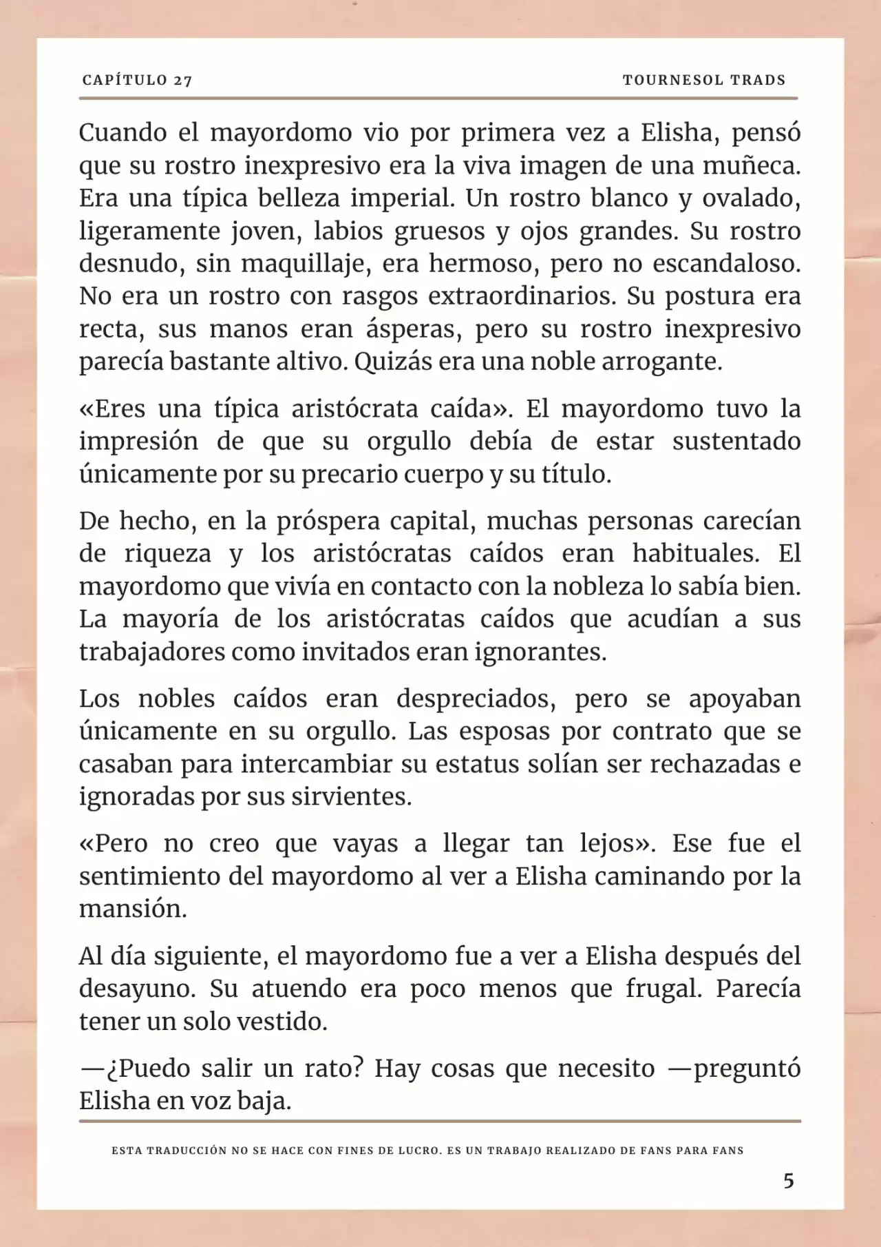 La Prometida Del Depredador (Novela) - Capítulo 27 - Página 6 - LectorTMOo