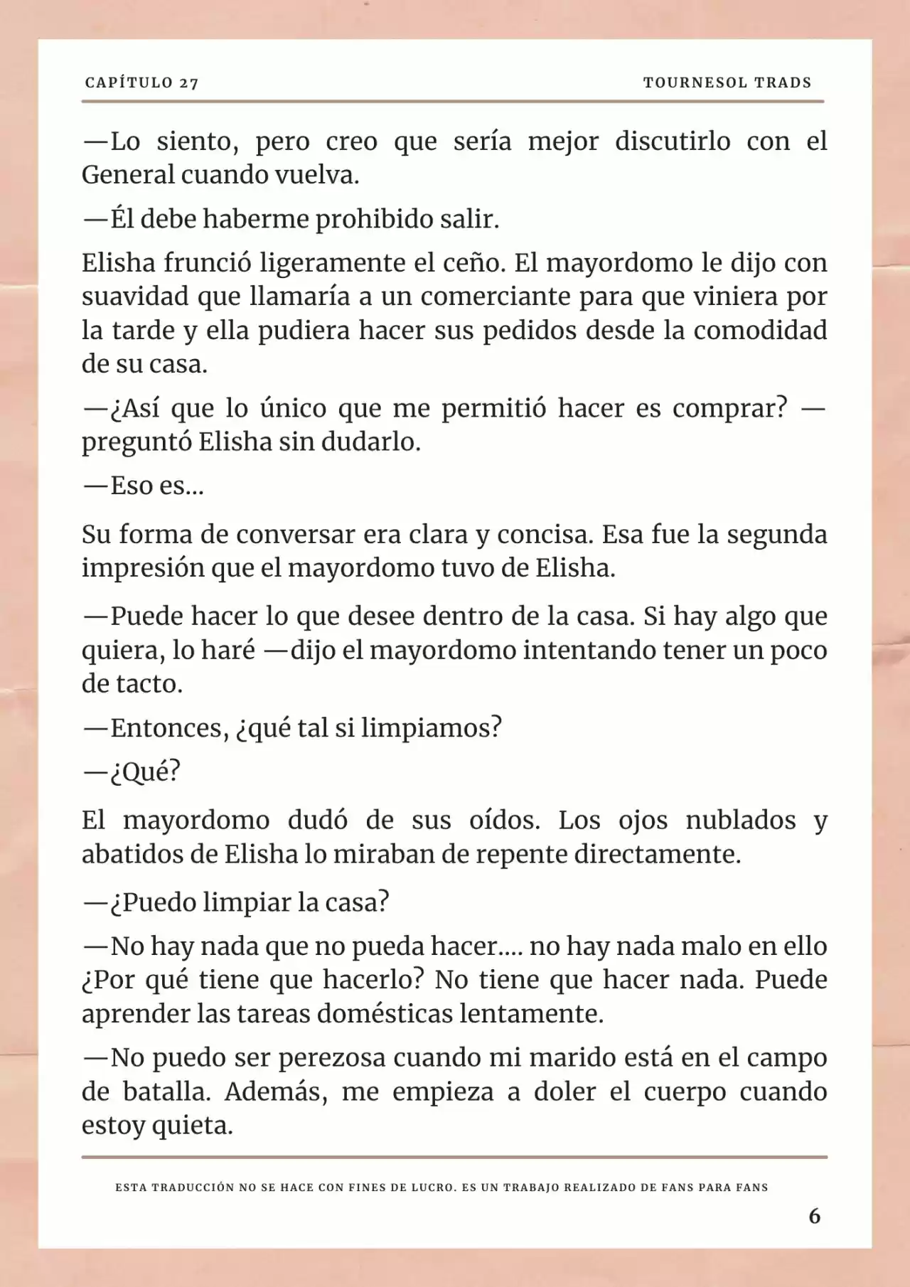 La Prometida Del Depredador (Novela) - Capítulo 27 - Página 7 - LectorTMOo