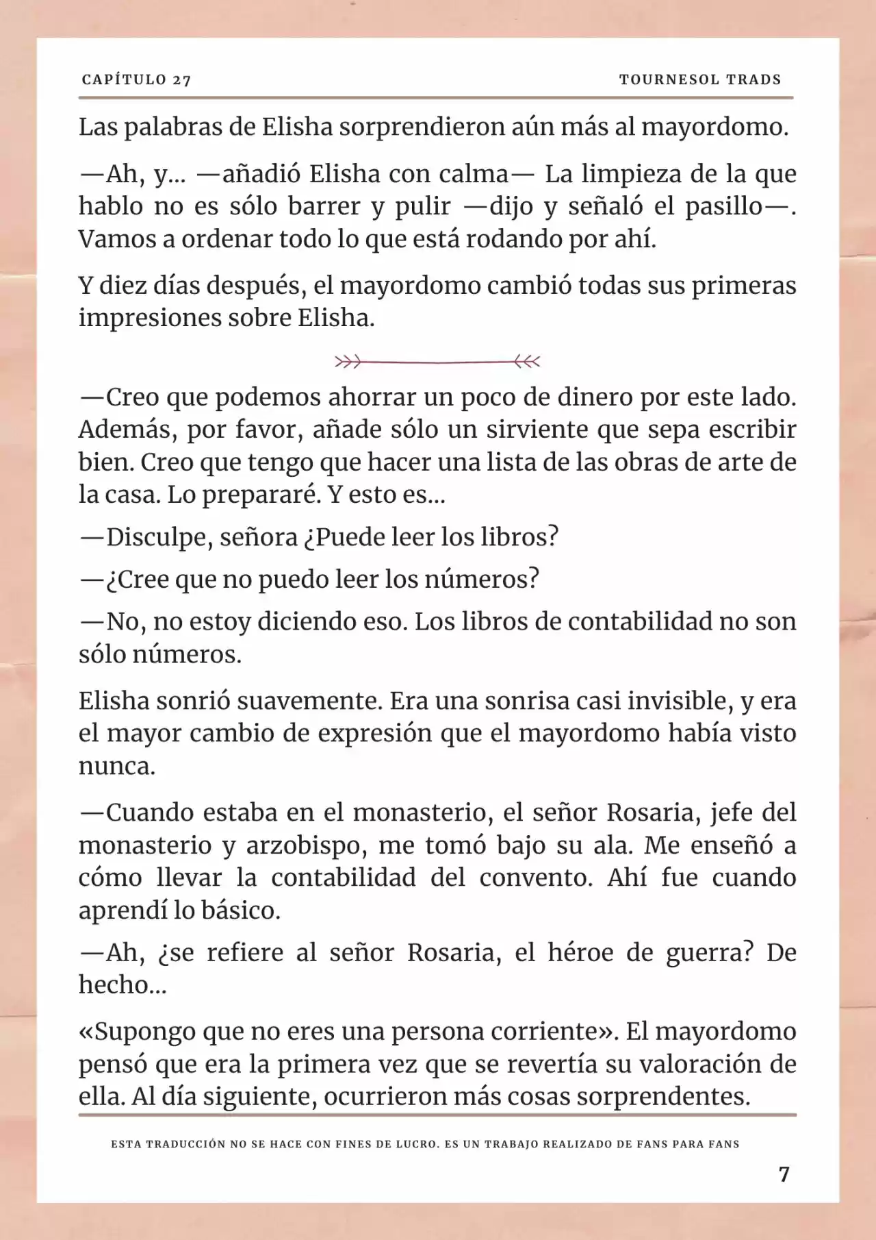 La Prometida Del Depredador (Novela) - Capítulo 27 - Página 8 - LectorTMOo