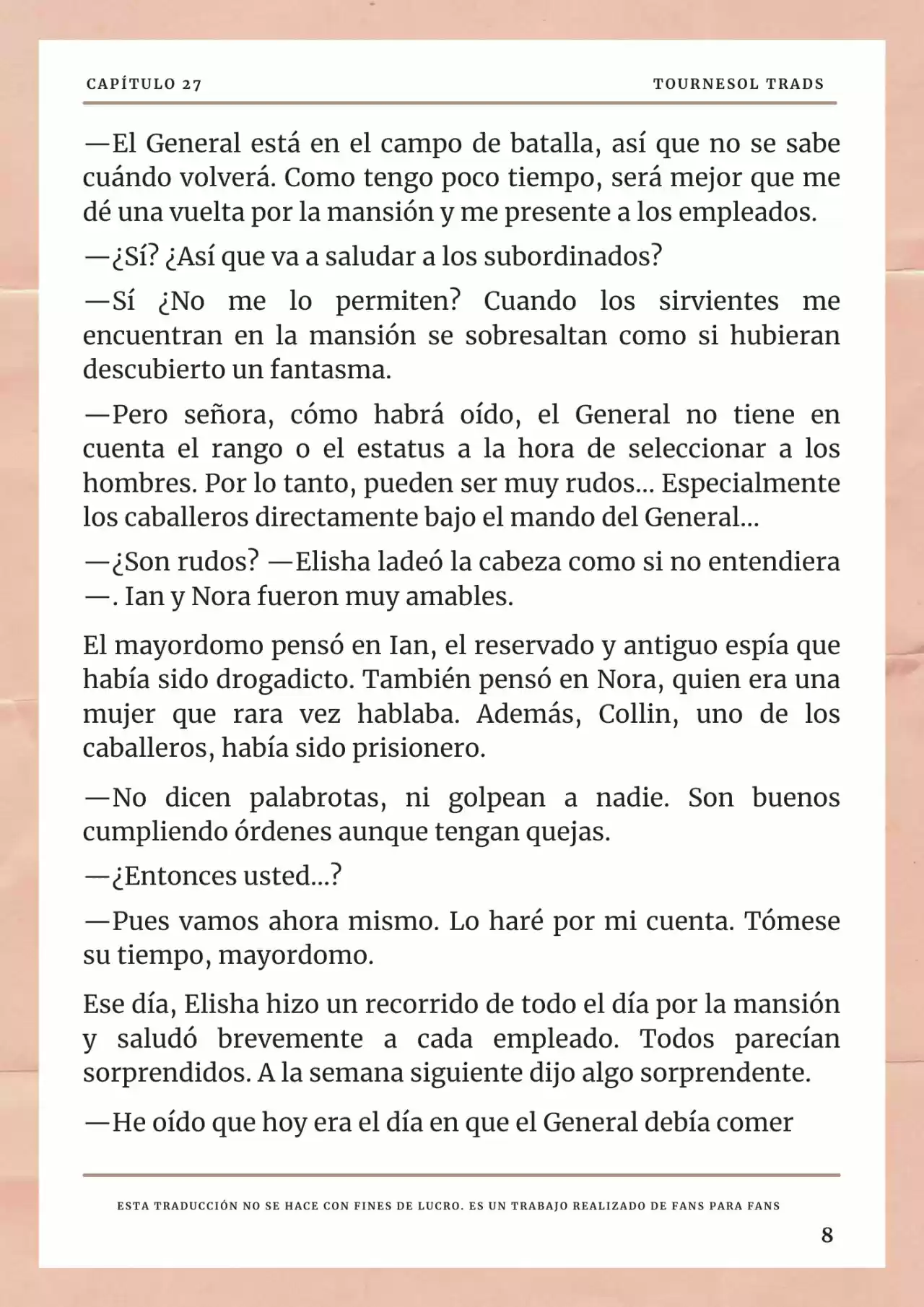 La Prometida Del Depredador (Novela) - Capítulo 27 - Página 9 - LectorTMOo