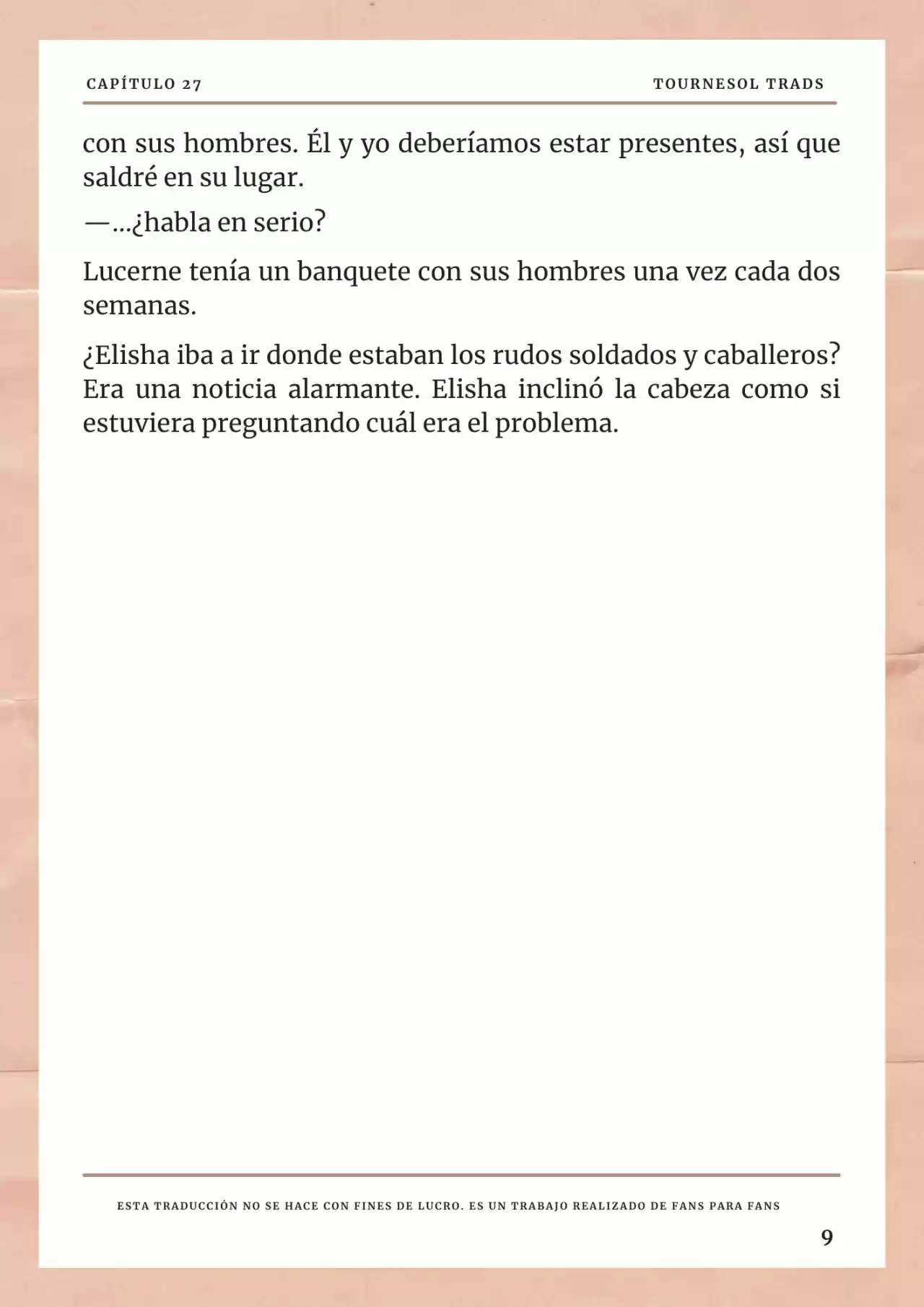 La Prometida Del Depredador (Novela) - Capítulo 27 - Página 10 - LectorTMOo