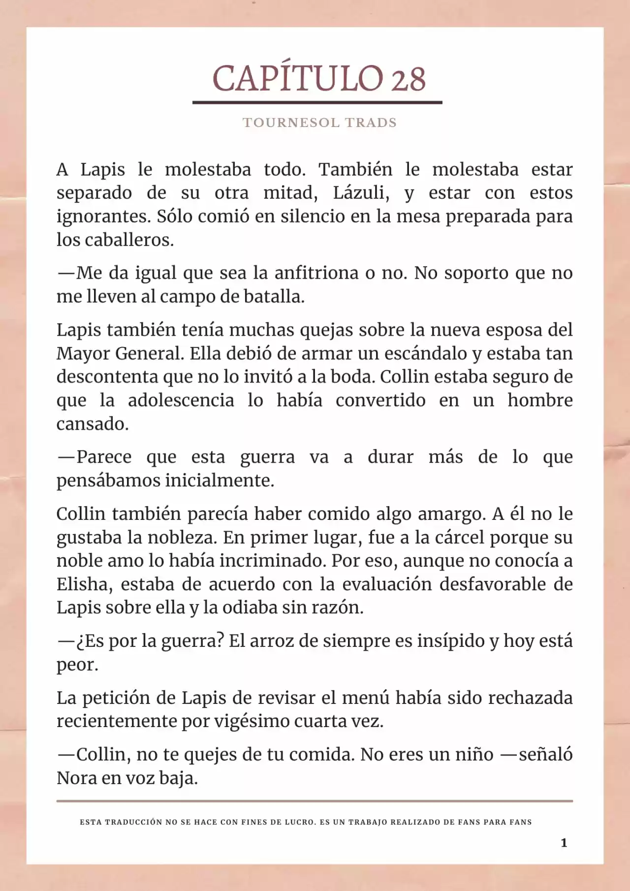 La Prometida Del Depredador (Novela) - Capítulo 28 - Página 2 - LectorTMOo