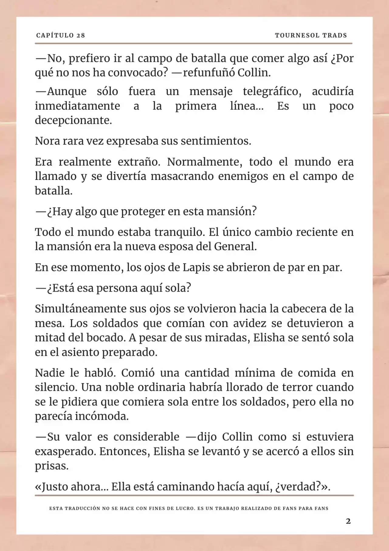 La Prometida Del Depredador (Novela) - Capítulo 28 - Página 3 - LectorTMOo