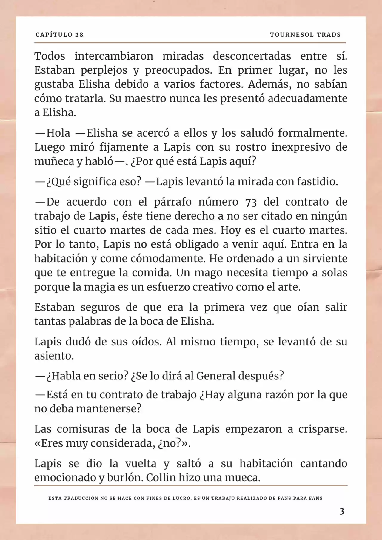 La Prometida Del Depredador (Novela) - Capítulo 28 - Página 4 - LectorTMOo