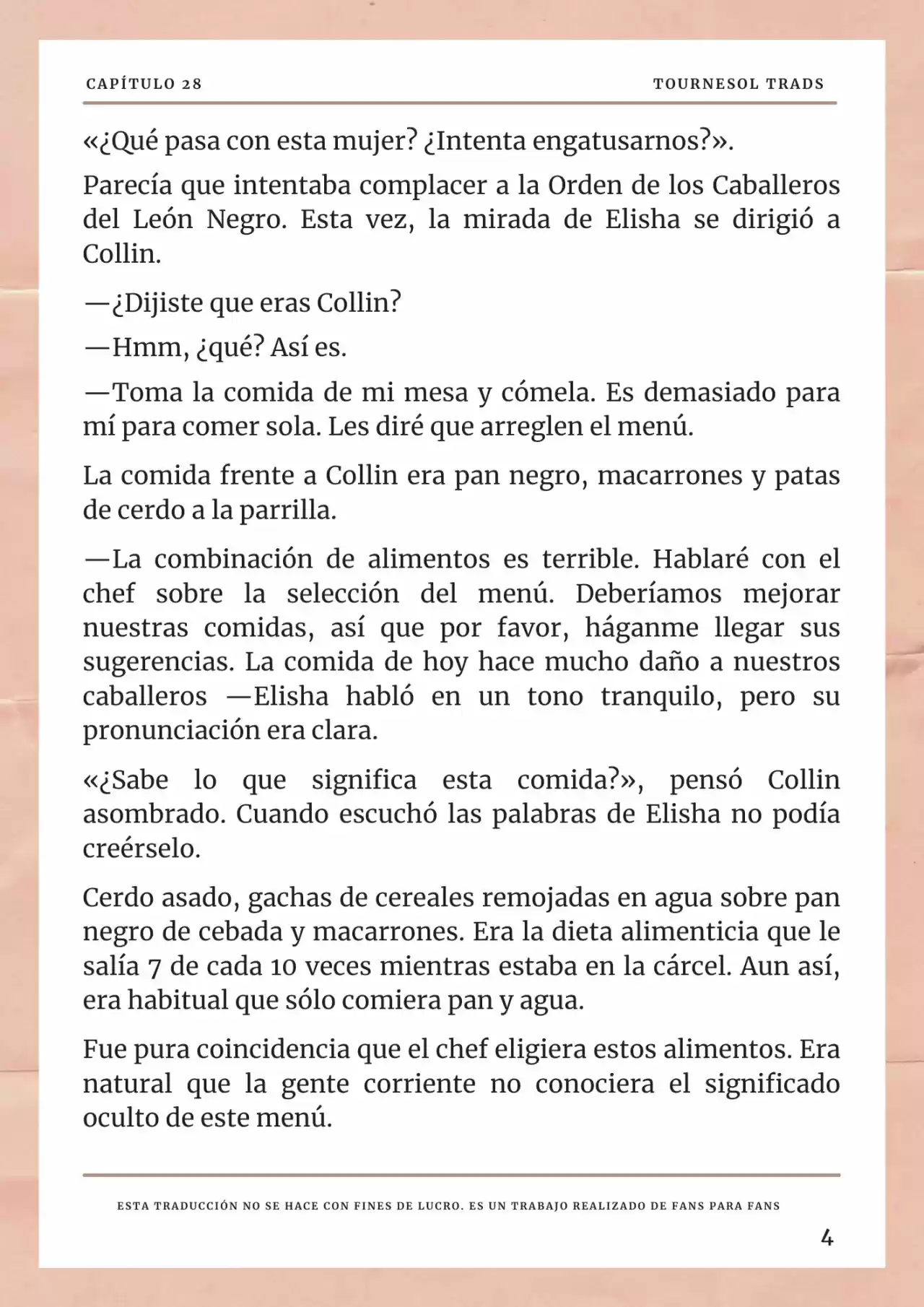 La Prometida Del Depredador (Novela) - Capítulo 28 - Página 5 - LectorTMOo