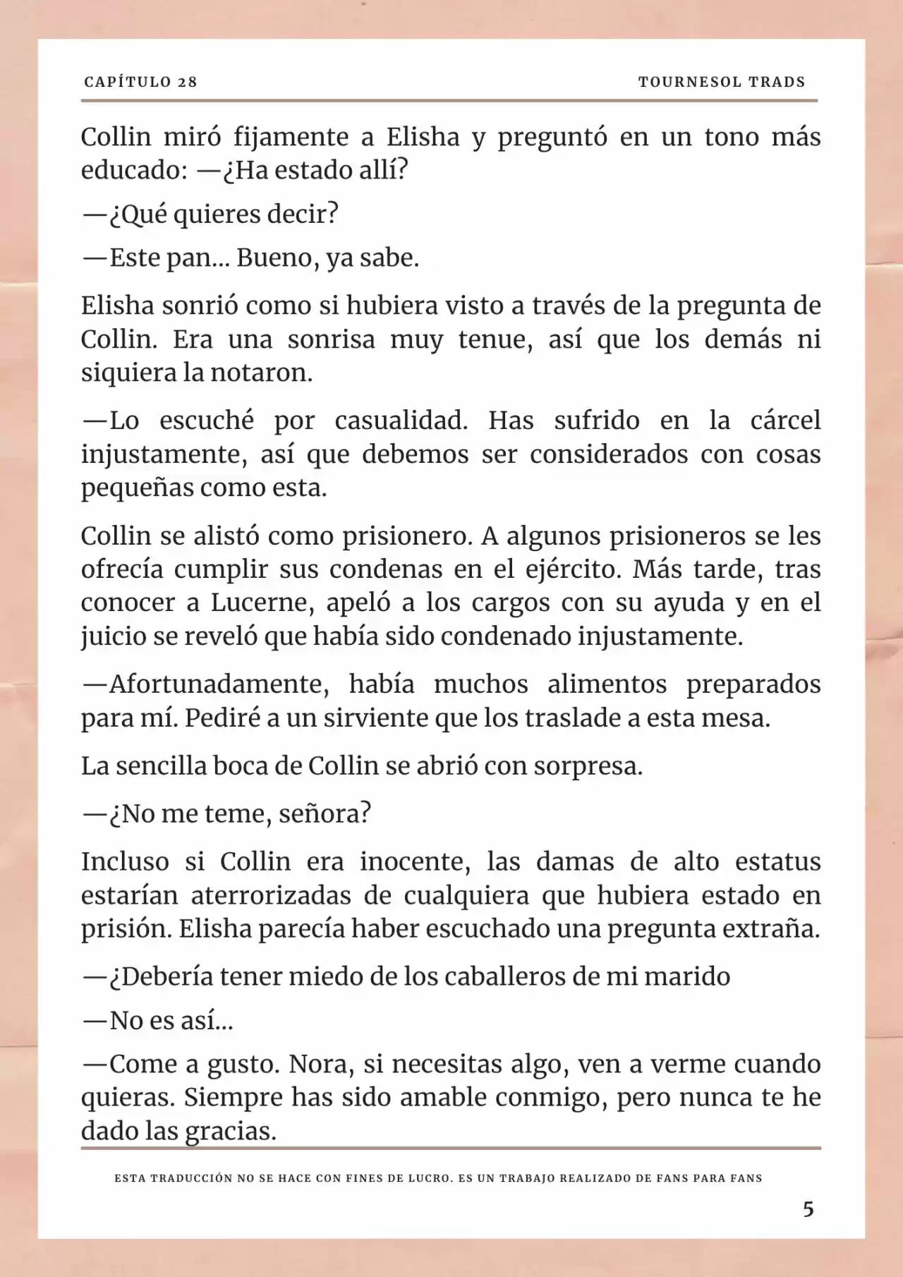 La Prometida Del Depredador (Novela) - Capítulo 28 - Página 6 - LectorTMOo
