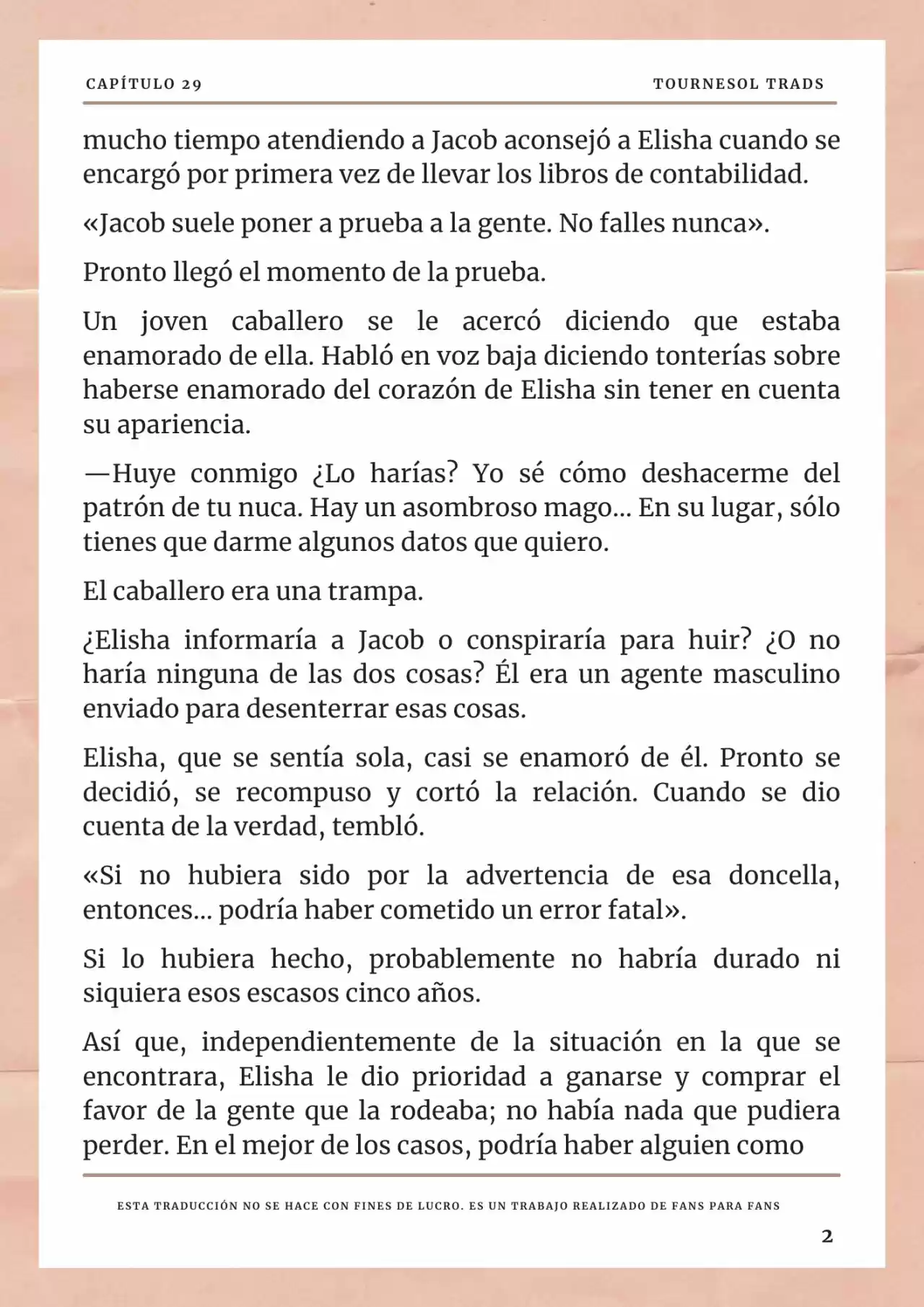 La Prometida Del Depredador (Novela) - Capítulo 29 - Página 3 - LectorTMOo