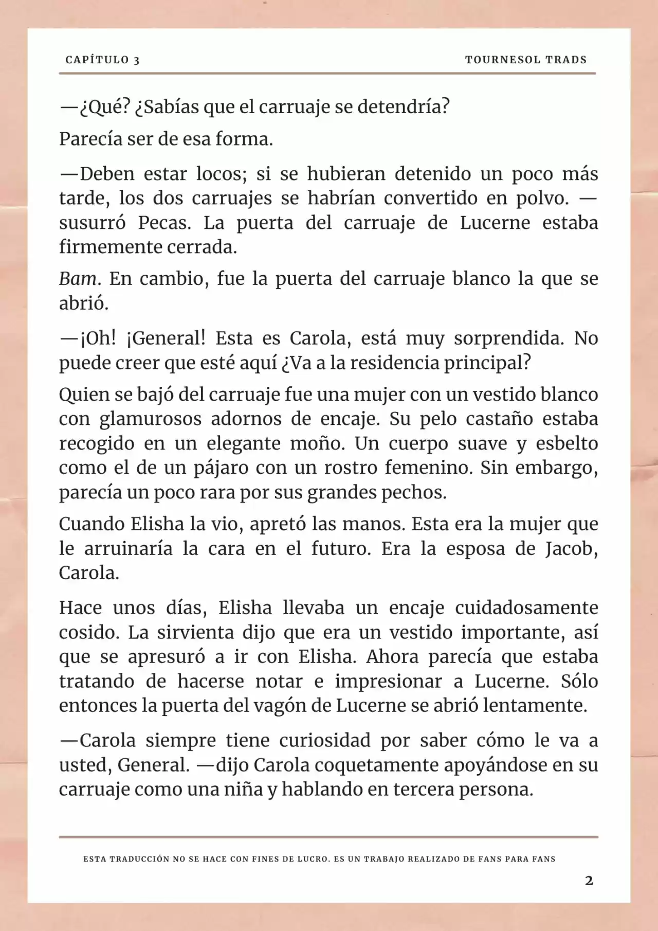 La Prometida Del Depredador (Novela) - Capítulo 3 - Página 3 - LectorTMOo