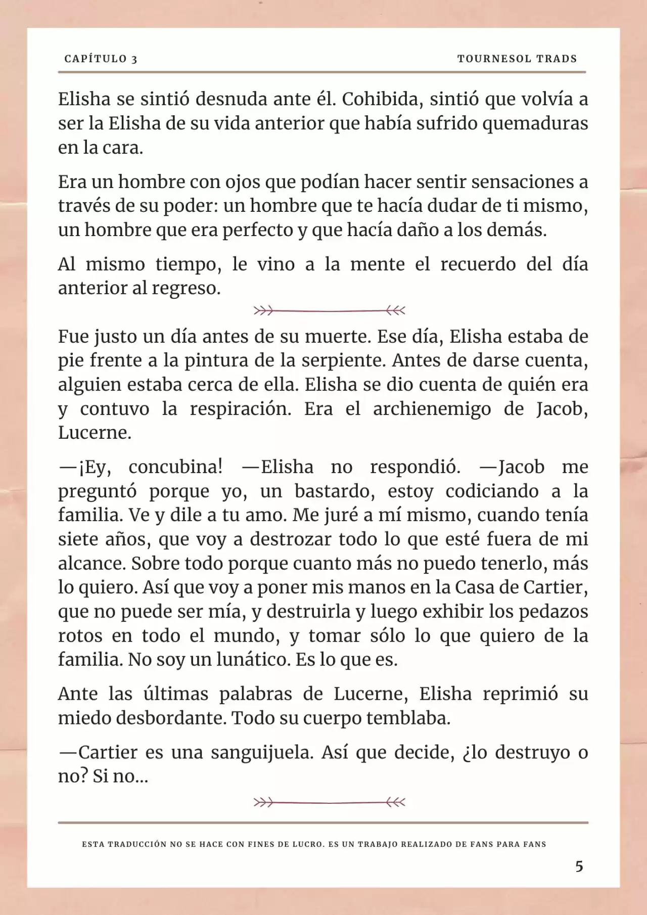 La Prometida Del Depredador (Novela) - Capítulo 3 - Página 6 - LectorTMOo