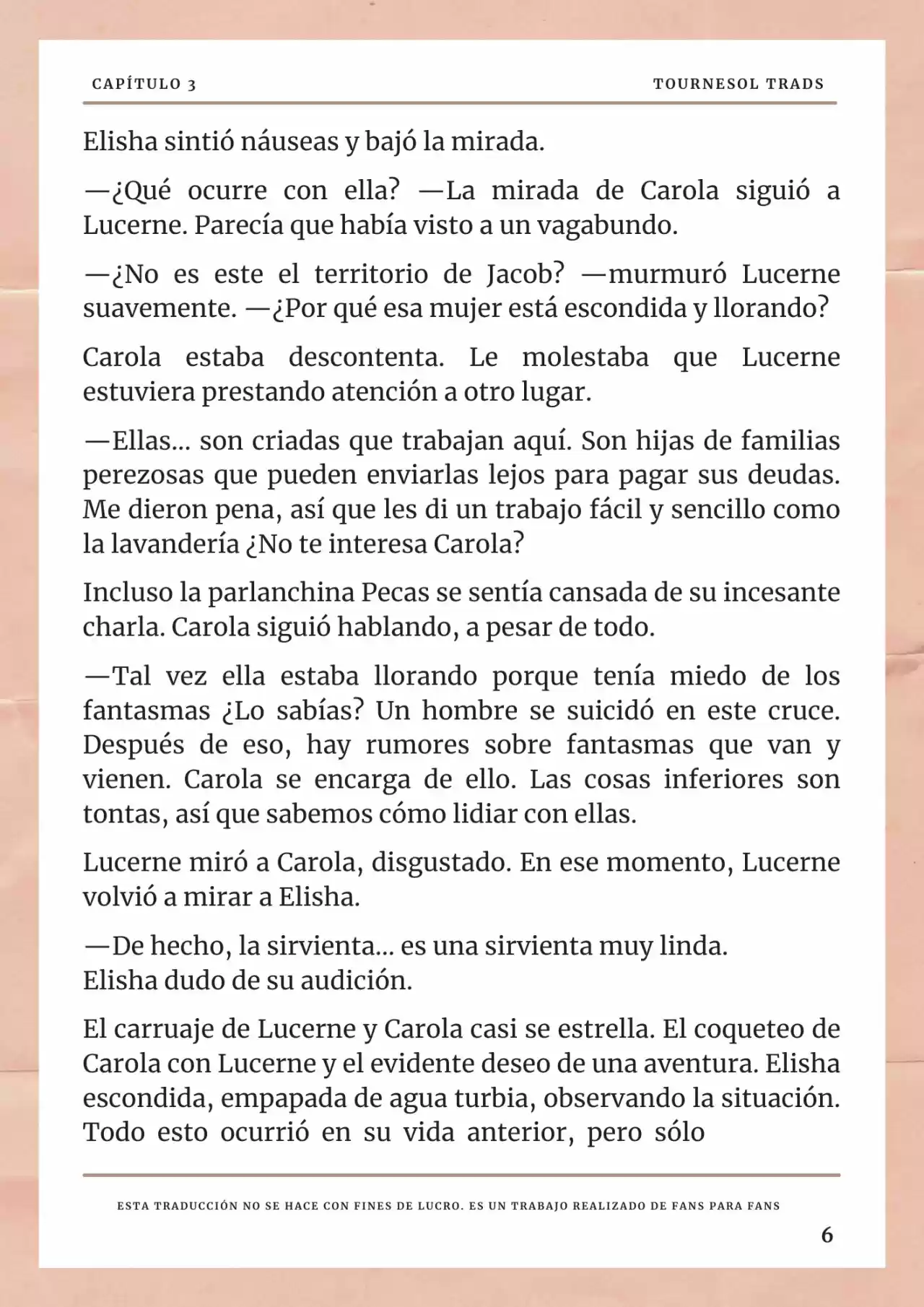 La Prometida Del Depredador (Novela) - Capítulo 3 - Página 7 - LectorTMOo