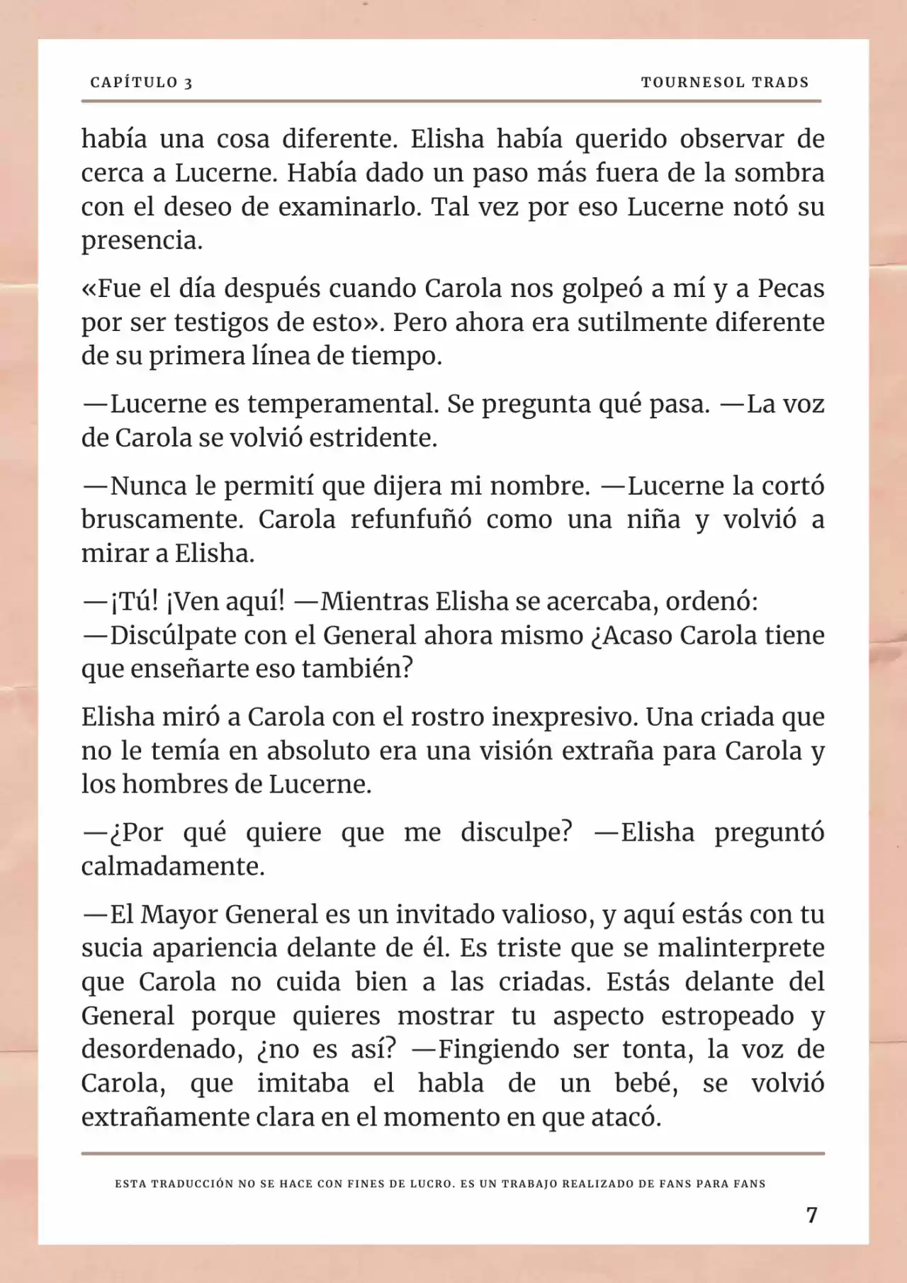 La Prometida Del Depredador (Novela) - Capítulo 3 - Página 8 - LectorTMOo