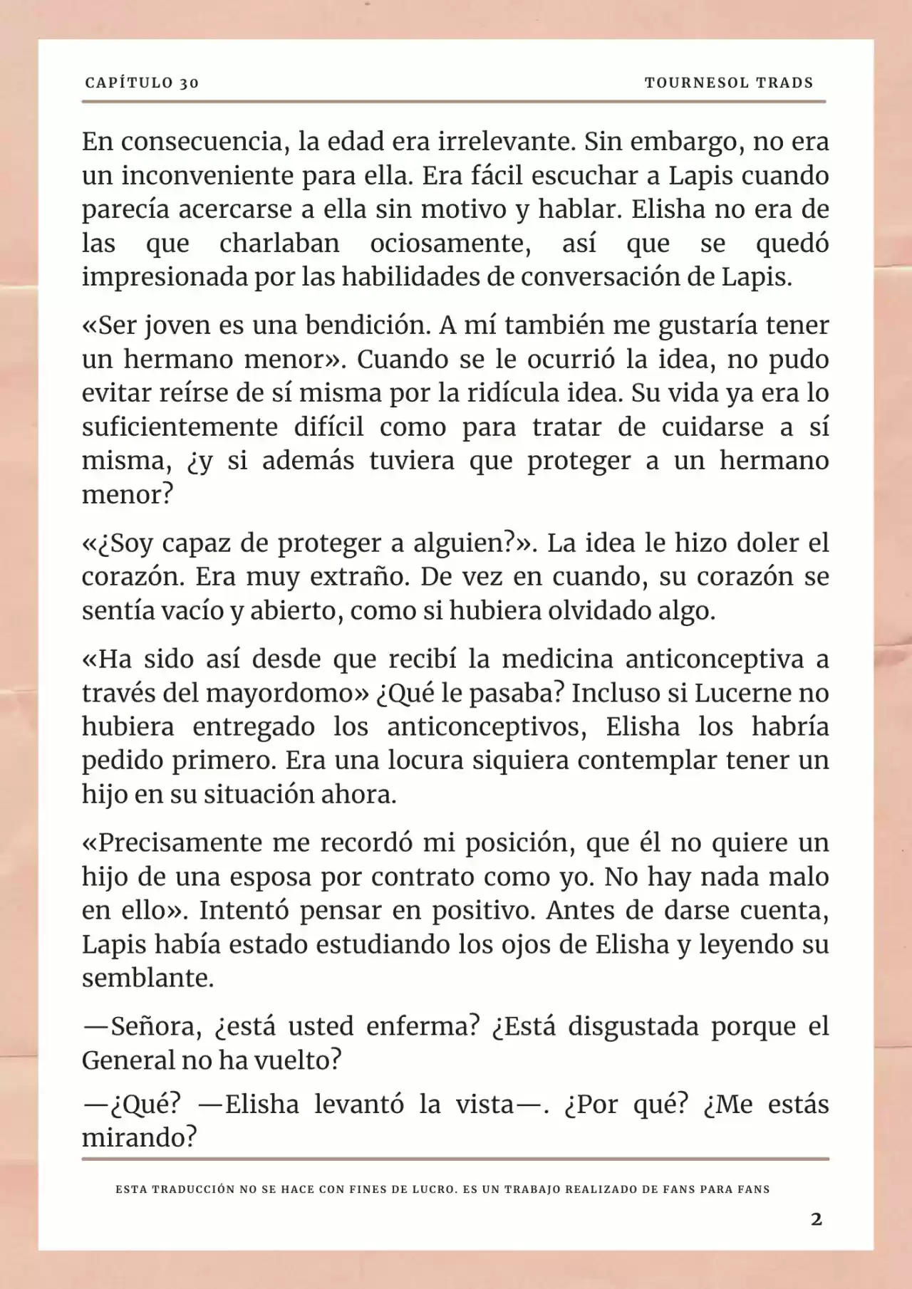 La Prometida Del Depredador (Novela) - Capítulo 30 - Página 3 - LectorTMOo