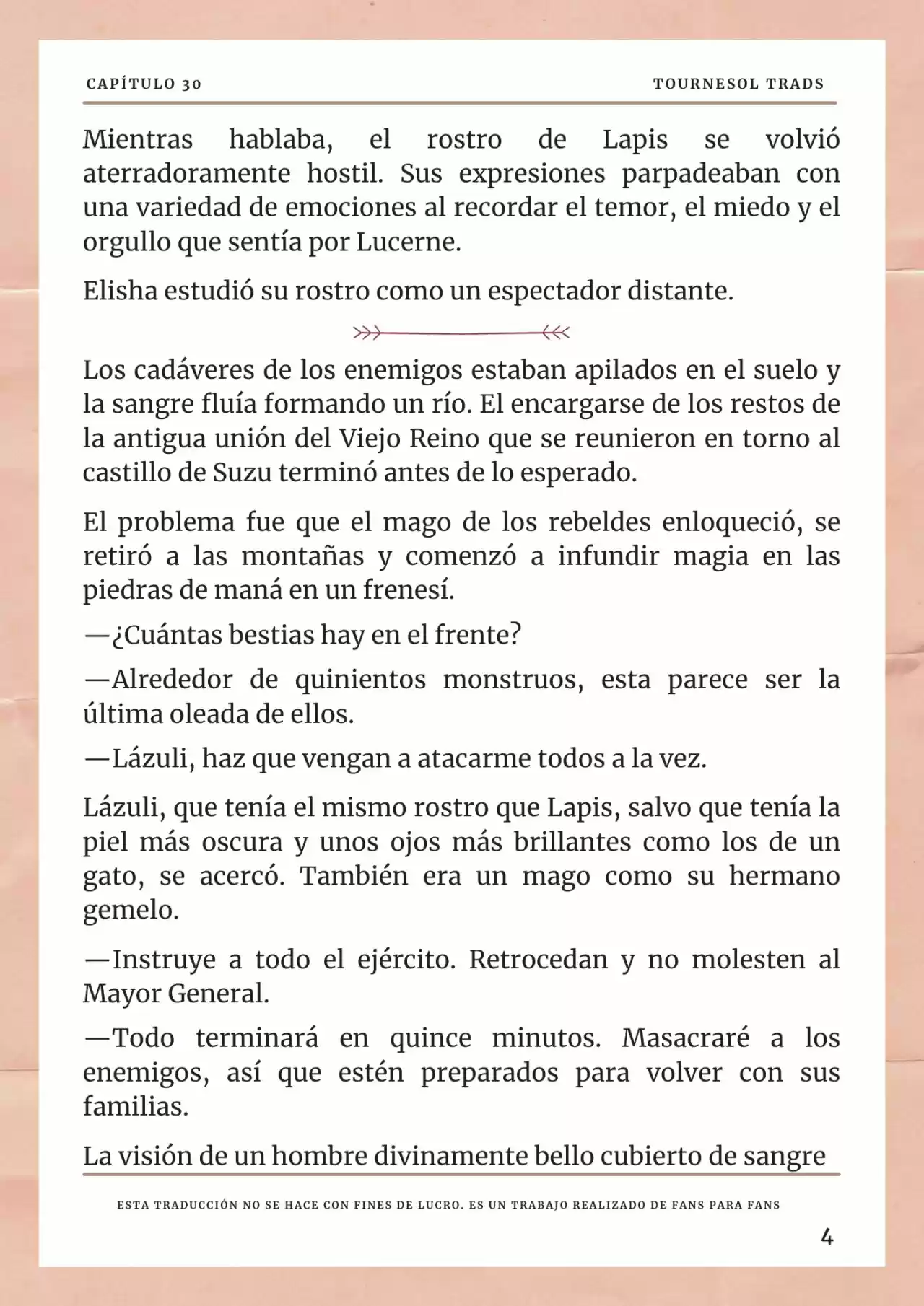 La Prometida Del Depredador (Novela) - Capítulo 30 - Página 5 - LectorTMOo
