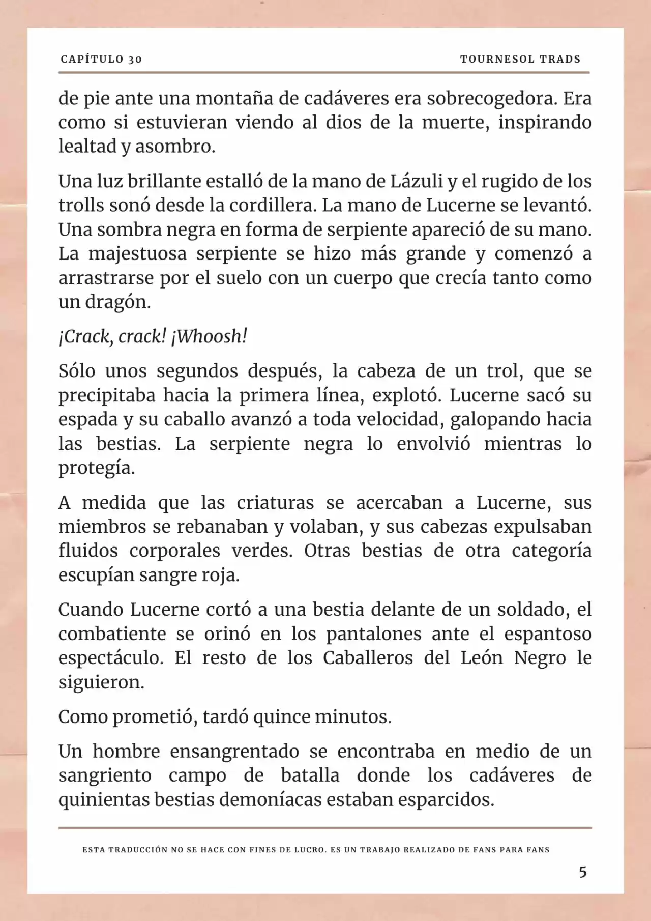 La Prometida Del Depredador (Novela) - Capítulo 30 - Página 6 - LectorTMOo