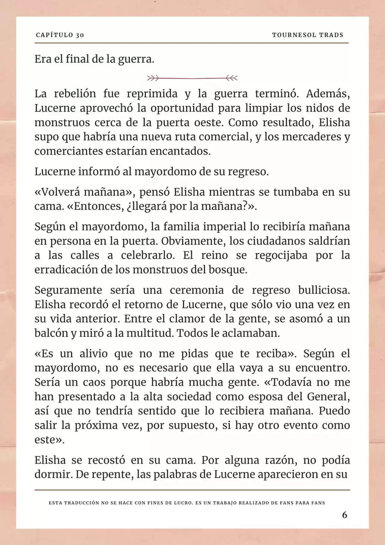 La Prometida Del Depredador (Novela) - Capítulo 30 - Página 7 - LectorTMOo