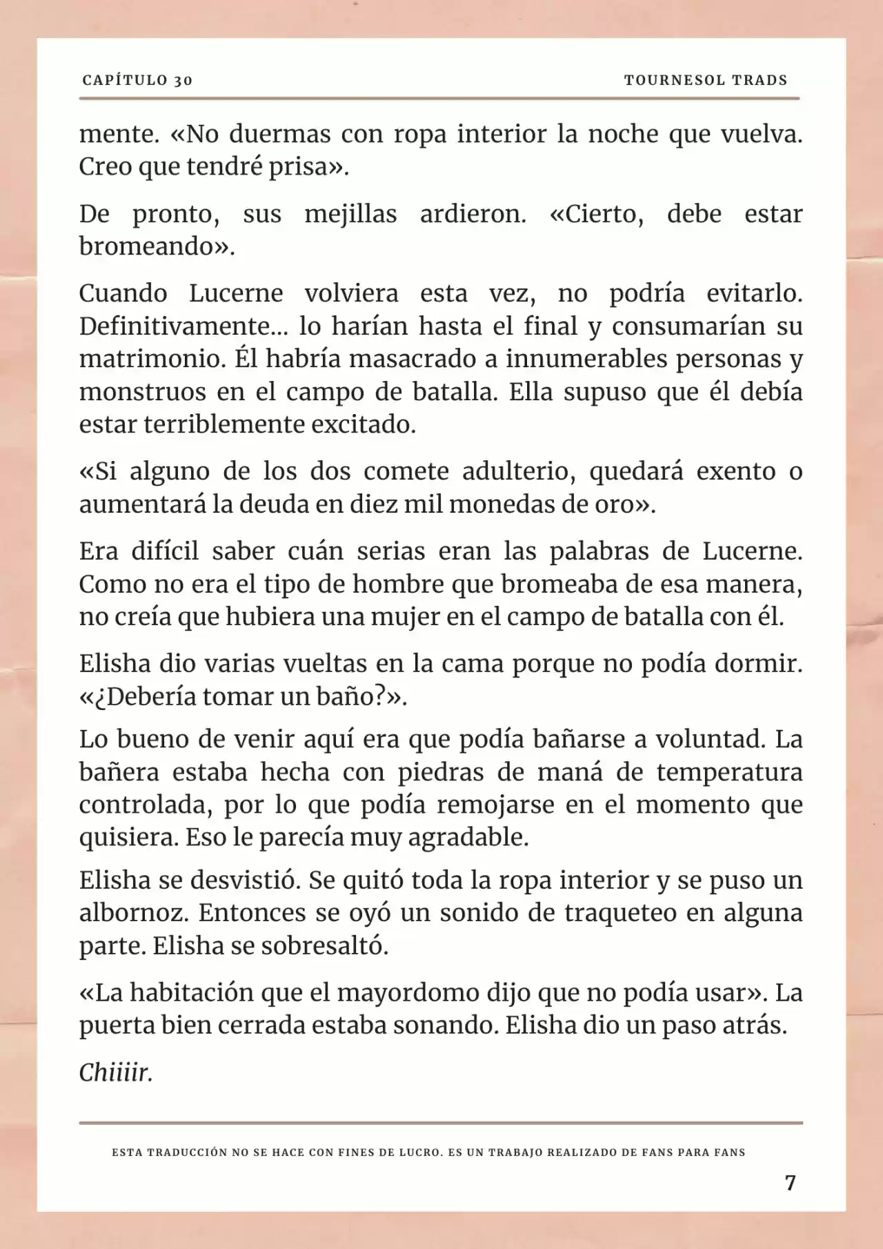 La Prometida Del Depredador (Novela) - Capítulo 30 - Página 8 - LectorTMOo