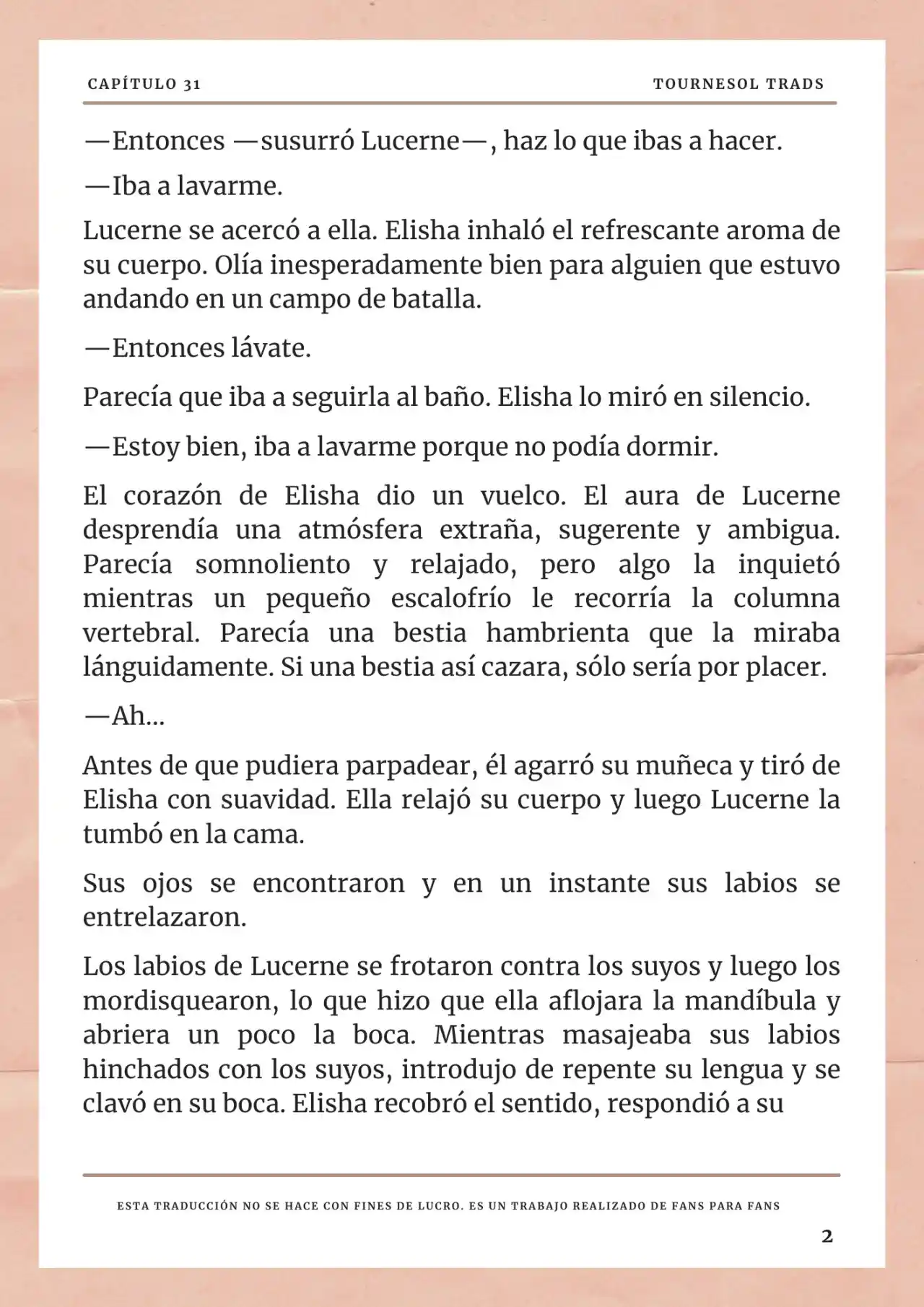La Prometida Del Depredador (Novela) - Capítulo 31 - Página 3 - LectorTMOo