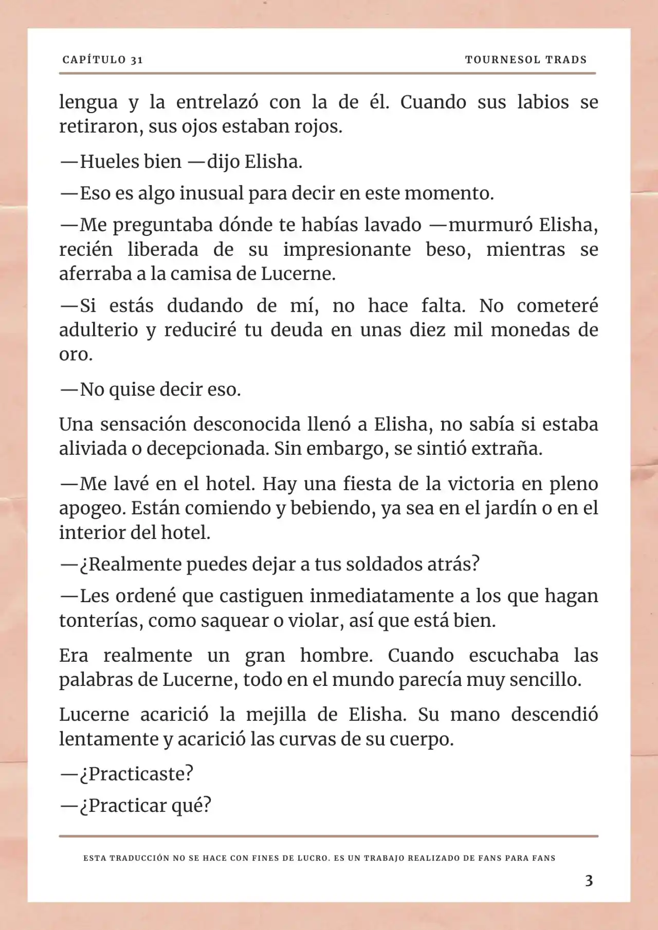 La Prometida Del Depredador (Novela) - Capítulo 31 - Página 4 - LectorTMOo