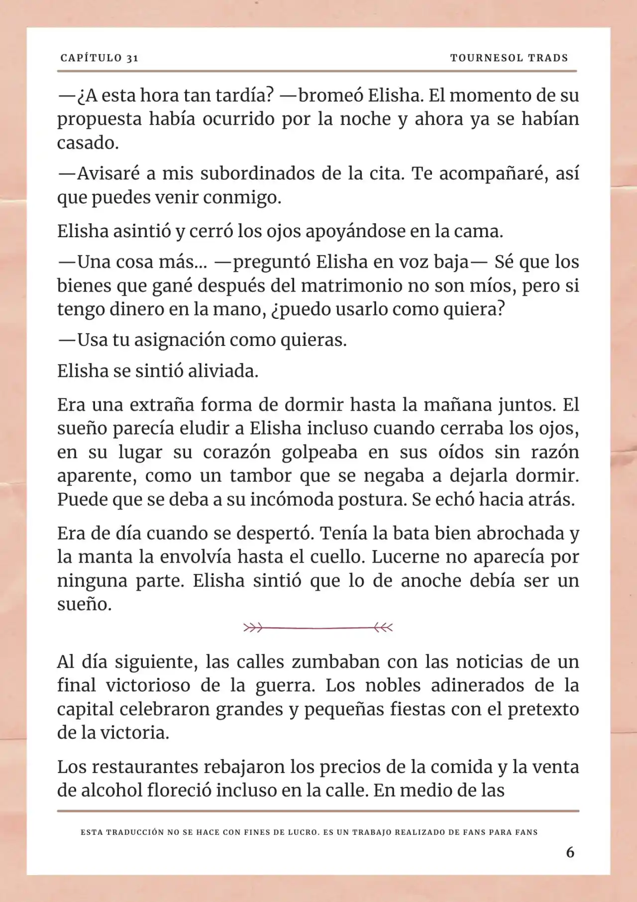 La Prometida Del Depredador (Novela) - Capítulo 31 - Página 7 - LectorTMOo