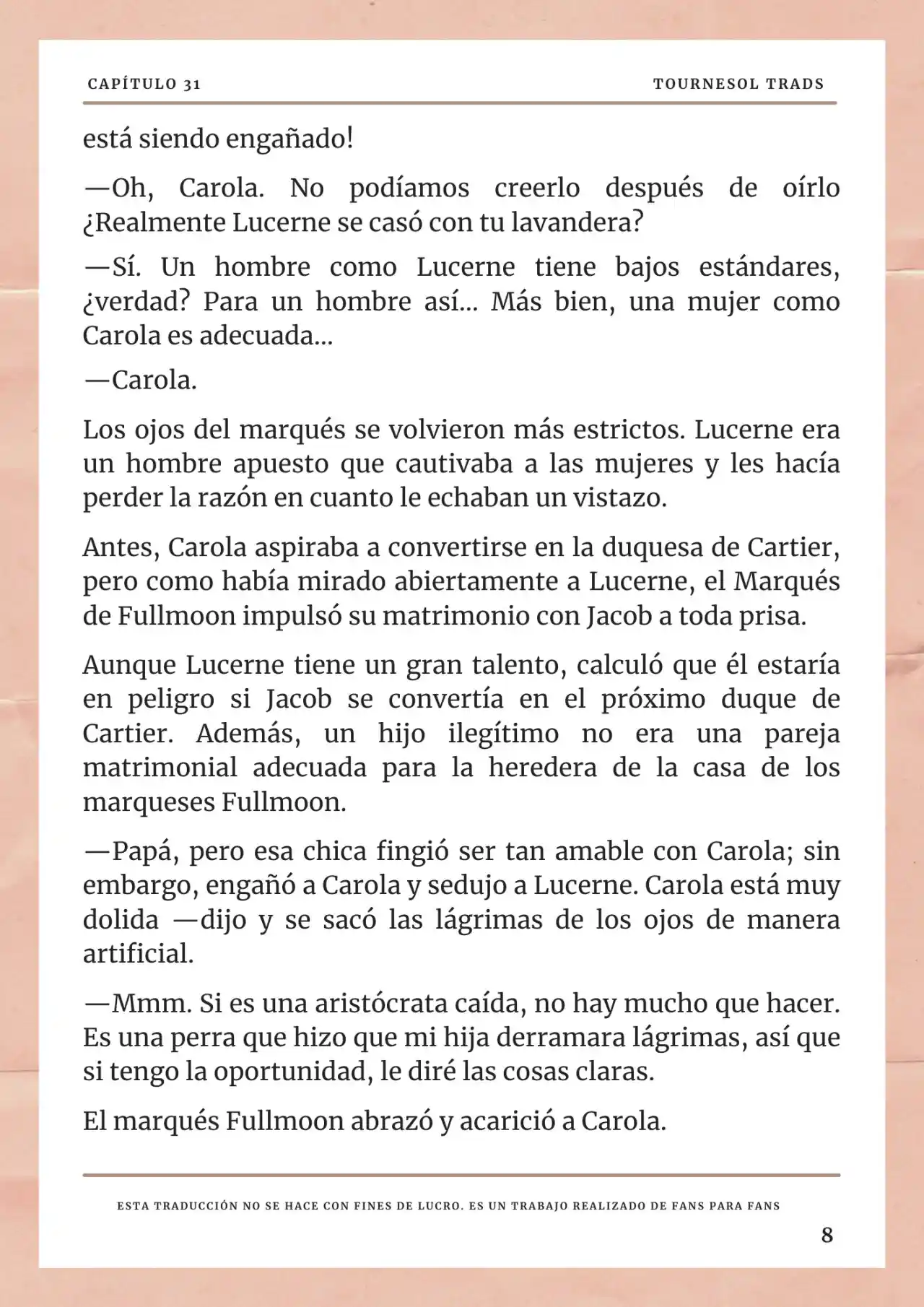 La Prometida Del Depredador (Novela) - Capítulo 31 - Página 9 - LectorTMOo