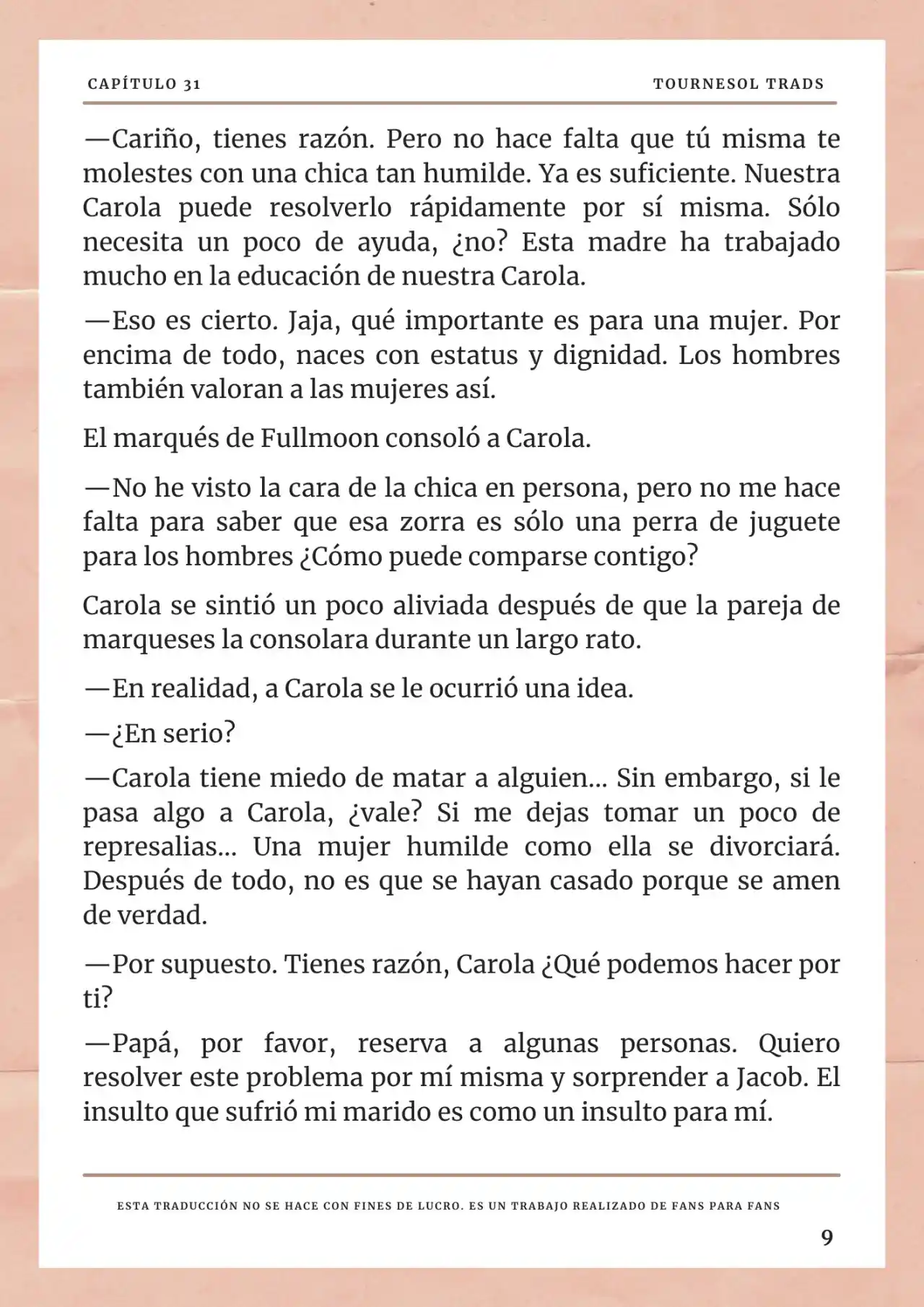 La Prometida Del Depredador (Novela) - Capítulo 31 - Página 10 - LectorTMOo
