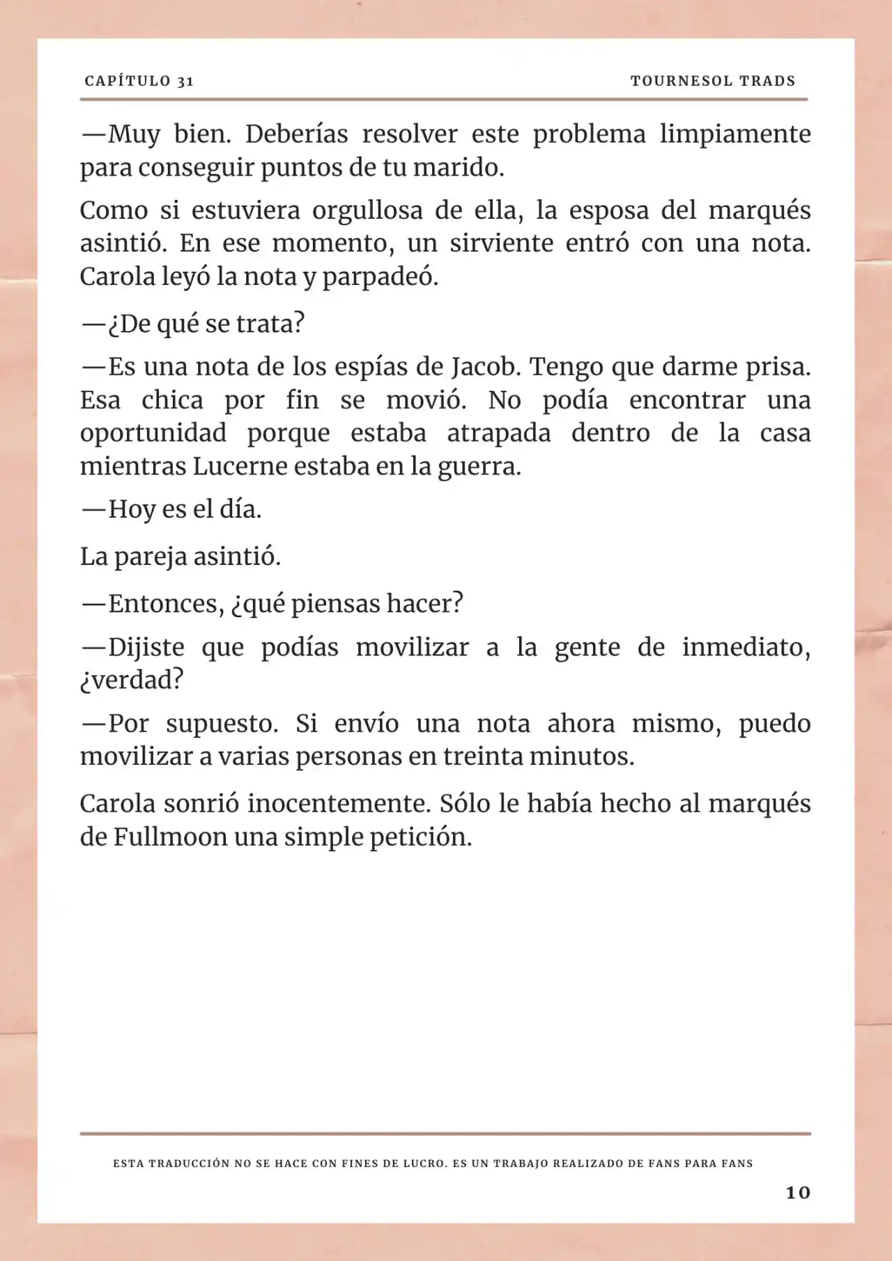 La Prometida Del Depredador (Novela) - Capítulo 31 - Página 11 - LectorTMOo