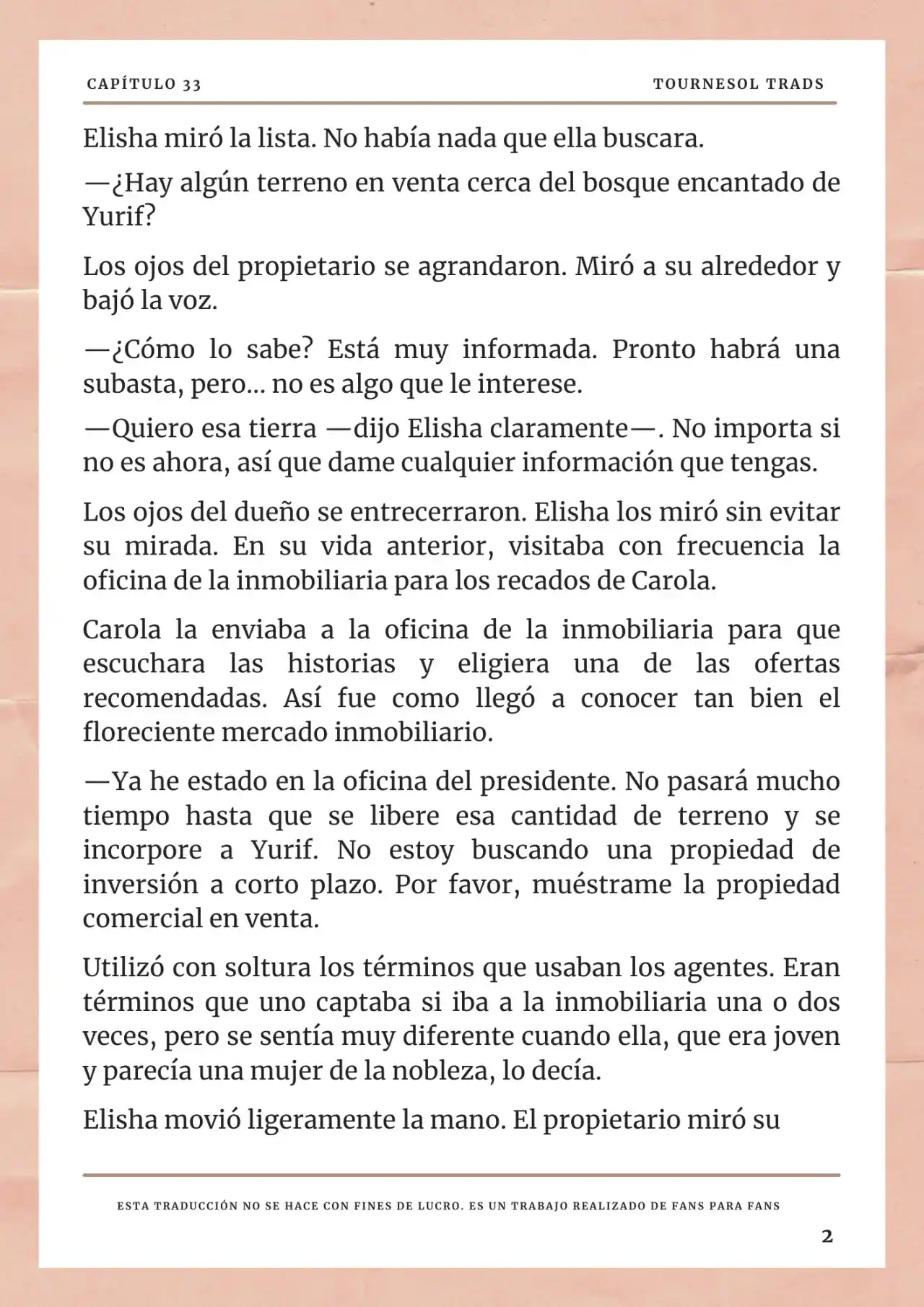 La Prometida Del Depredador (Novela) - Capítulo 33 - Página 3 - LectorTMOo