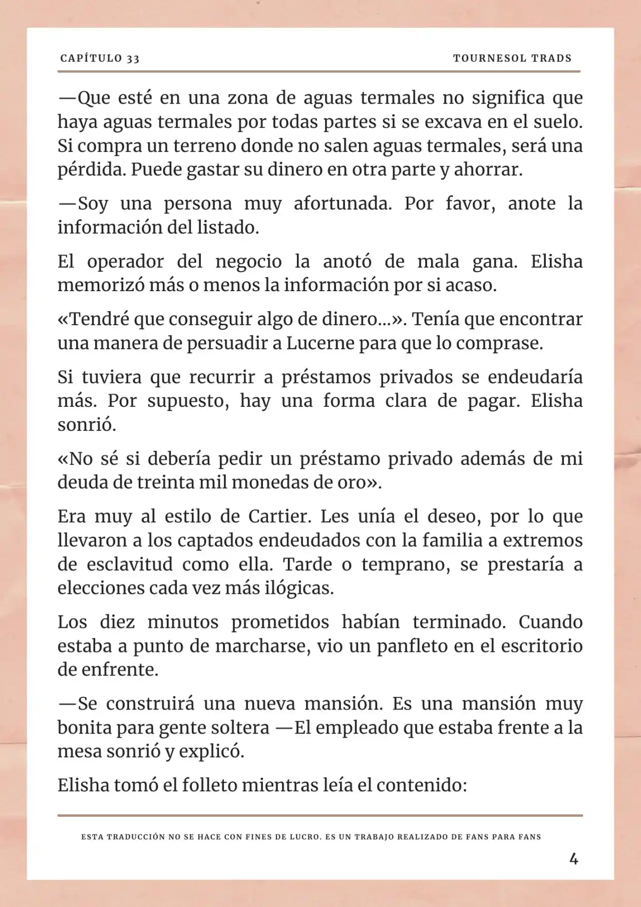 La Prometida Del Depredador (Novela) - Capítulo 33 - Página 5 - LectorTMOo