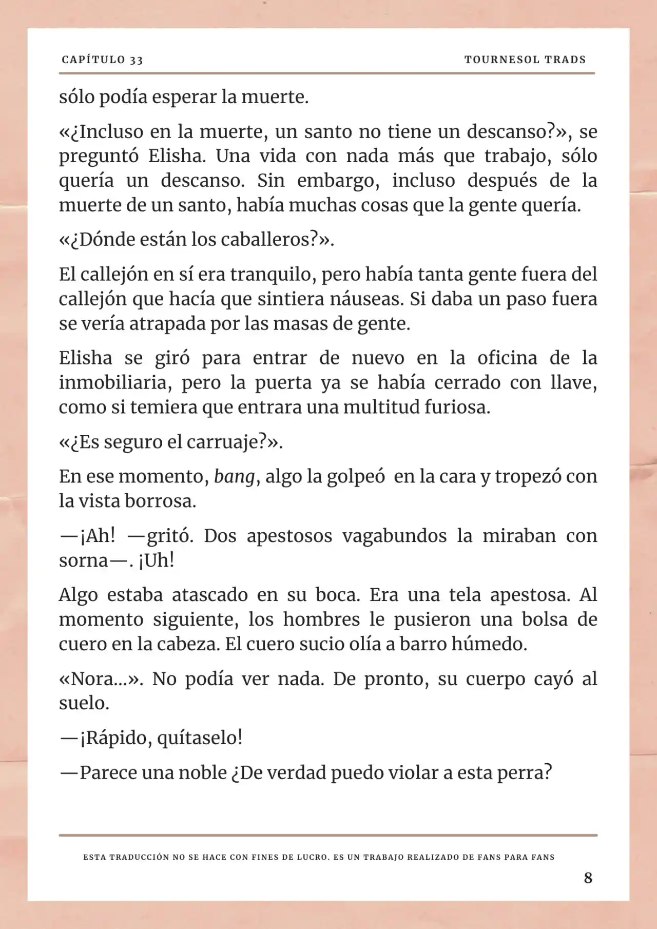 La Prometida Del Depredador (Novela) - Capítulo 33 - Página 9 - LectorTMOo