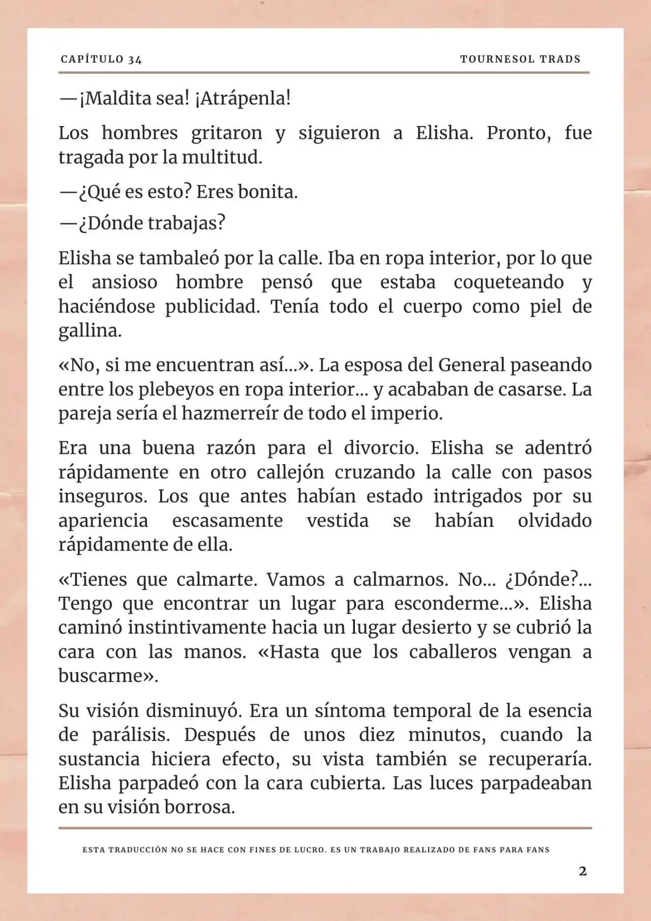 La Prometida Del Depredador (Novela) - Capítulo 34 - Página 3 - LectorTMOo
