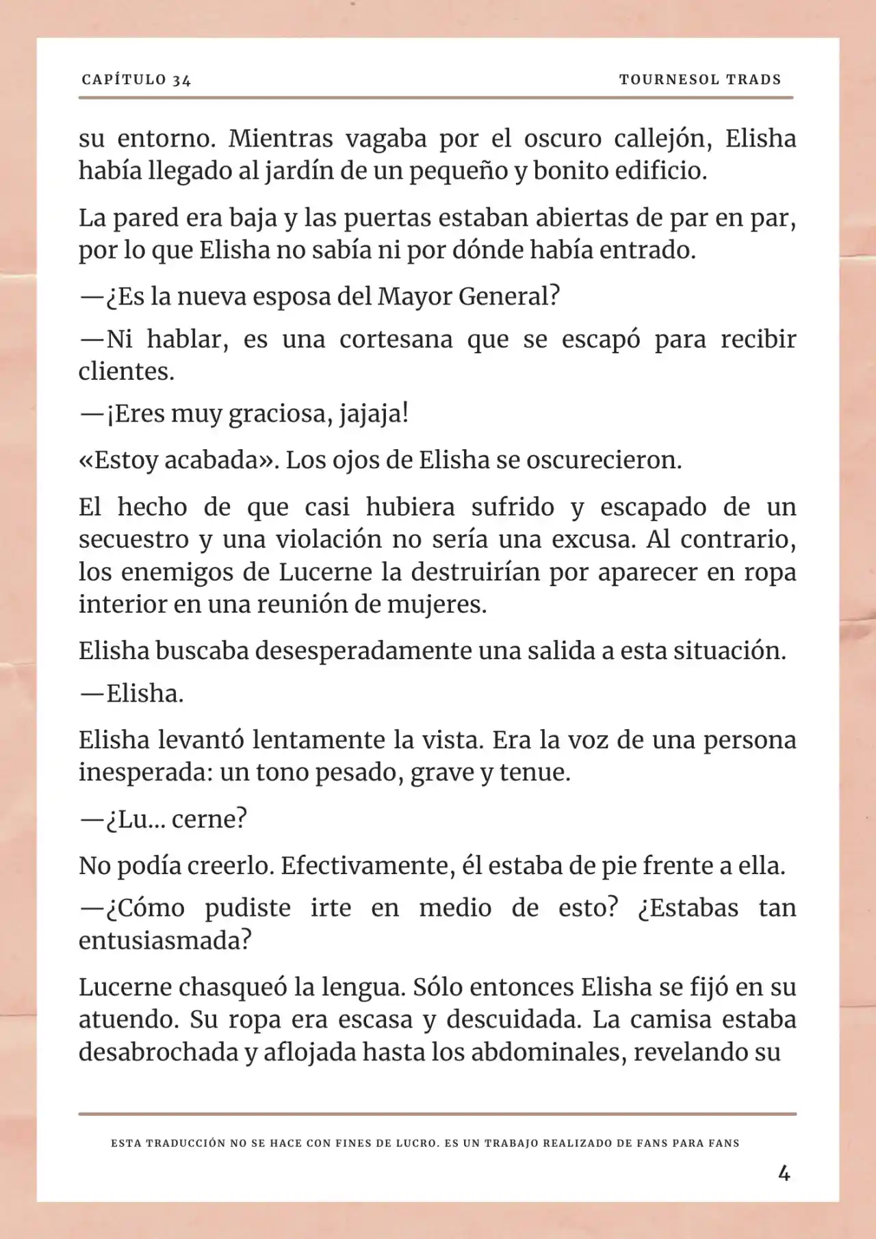 La Prometida Del Depredador (Novela) - Capítulo 34 - Página 5 - LectorTMOo
