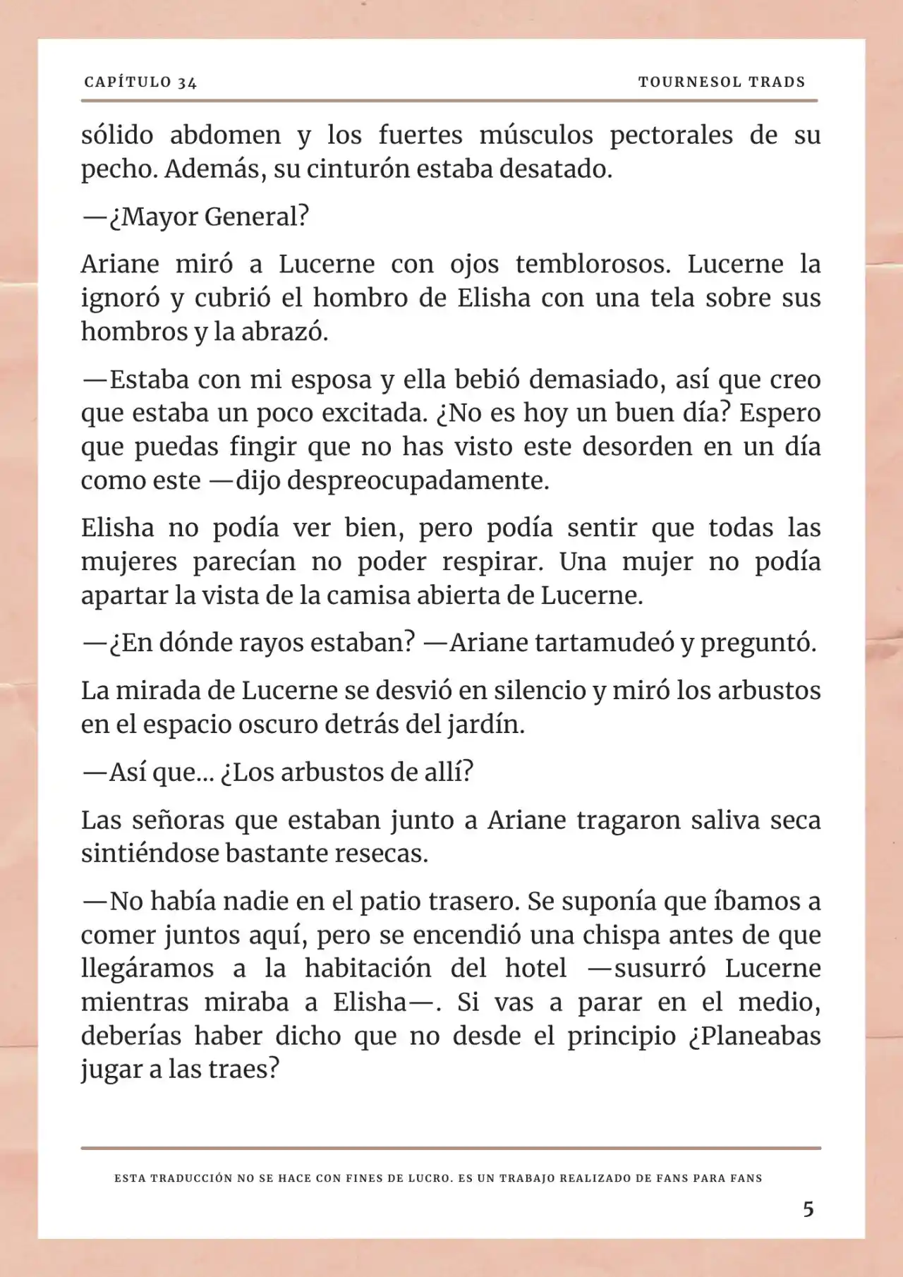 La Prometida Del Depredador (Novela) - Capítulo 34 - Página 6 - LectorTMOo