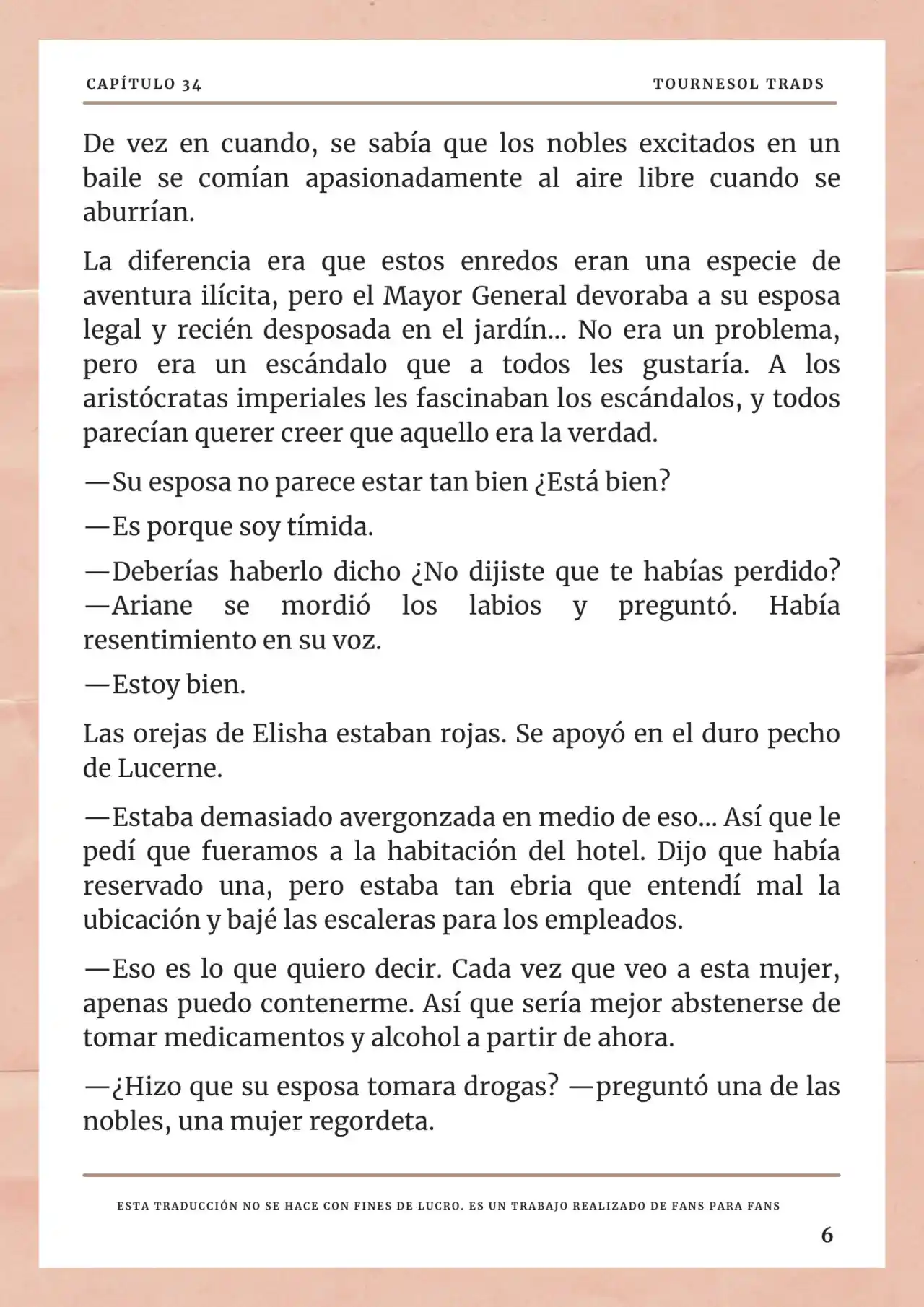 La Prometida Del Depredador (Novela) - Capítulo 34 - Página 7 - LectorTMOo
