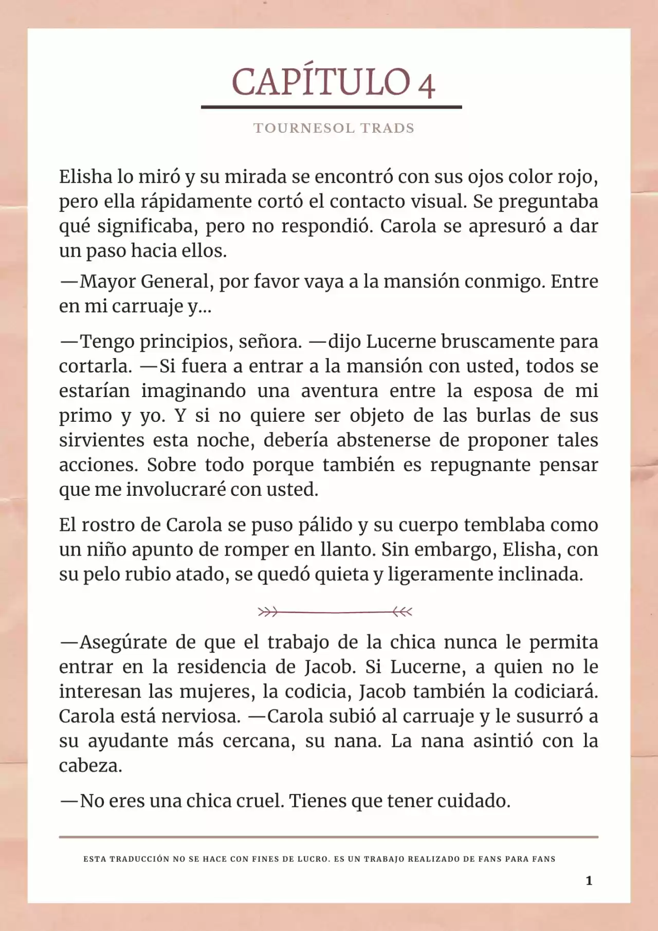 La Prometida Del Depredador (Novela) - Capítulo 4 - Página 2 - LectorTMOo
