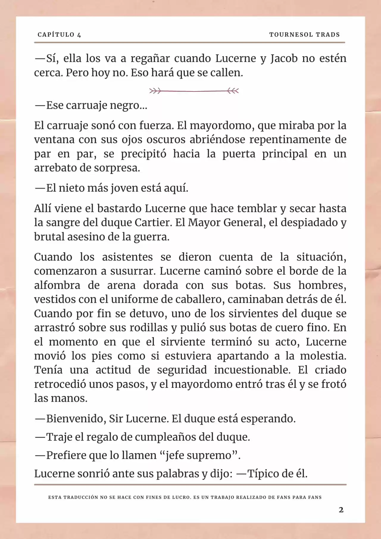 La Prometida Del Depredador (Novela) - Capítulo 4 - Página 3 - LectorTMOo