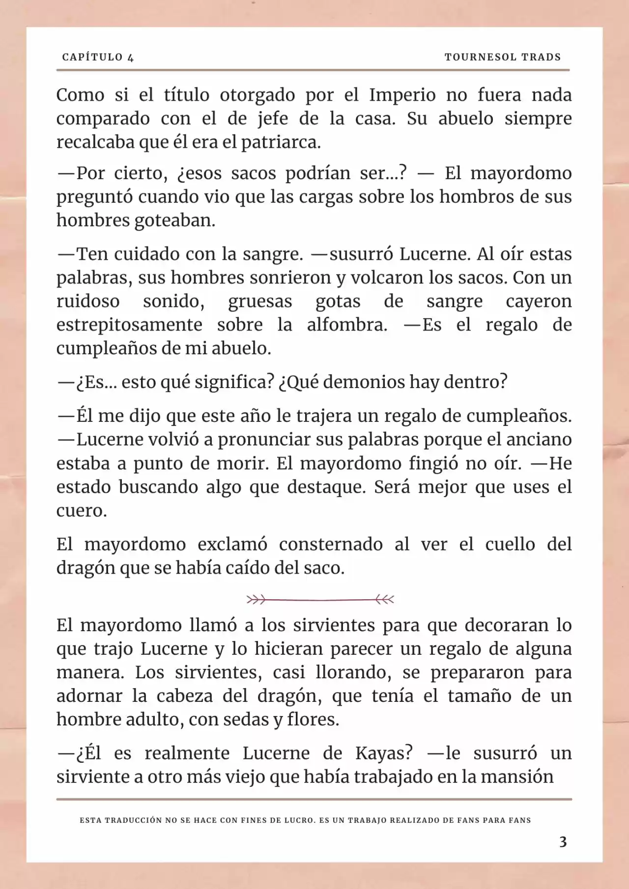 La Prometida Del Depredador (Novela) - Capítulo 4 - Página 4 - LectorTMOo