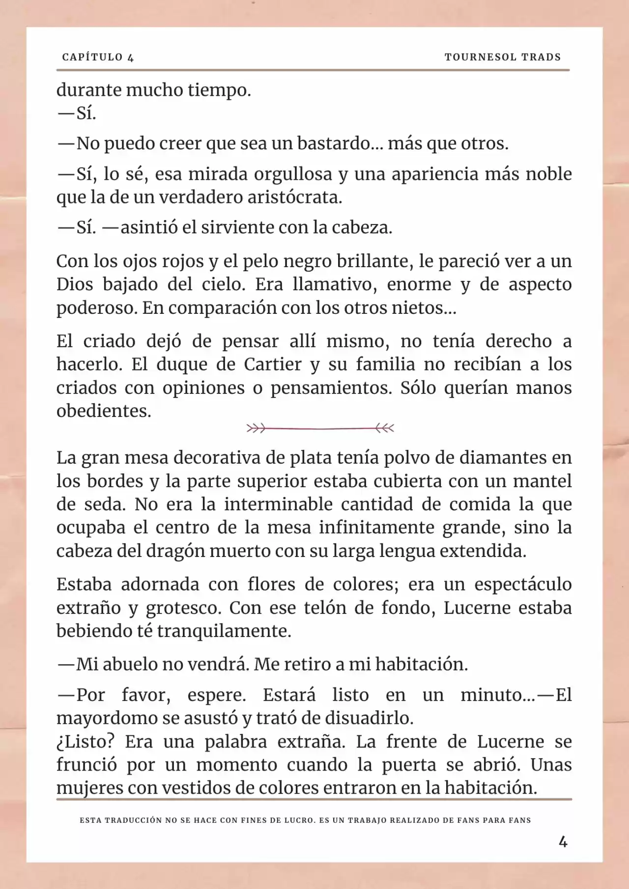 La Prometida Del Depredador (Novela) - Capítulo 4 - Página 5 - LectorTMOo
